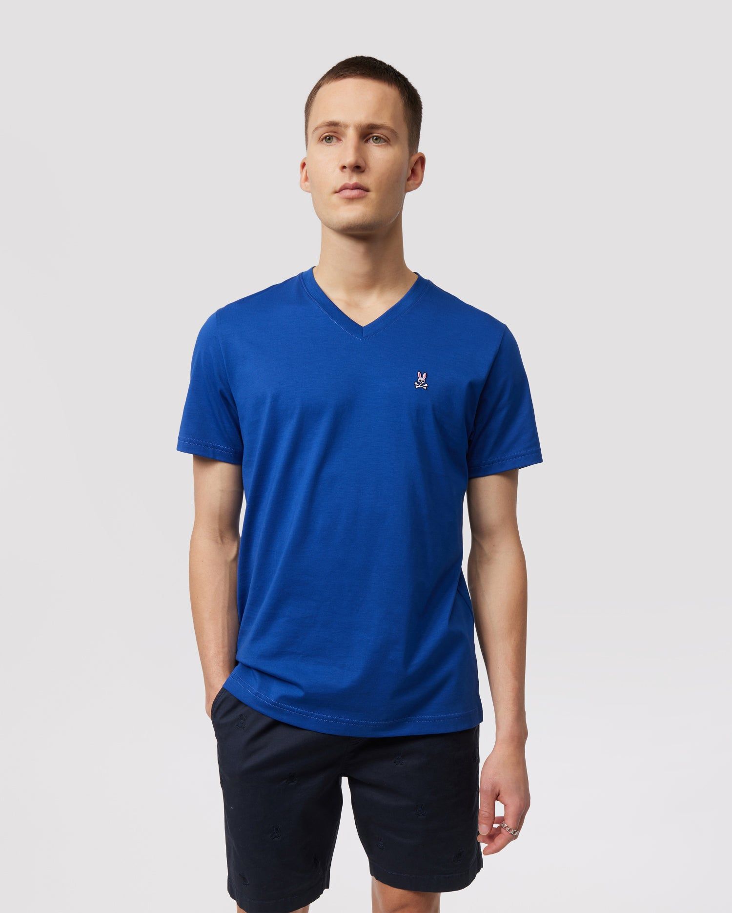 MENS CLASSIC V NECK TEE - B6U100X1PC sold by Psycho Bunny