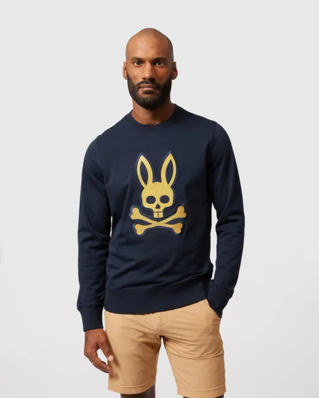 MENS COPA EMBROIDERED BUNNY SWEATSHIRT - B6S206W1FT sold by Psycho Bunny