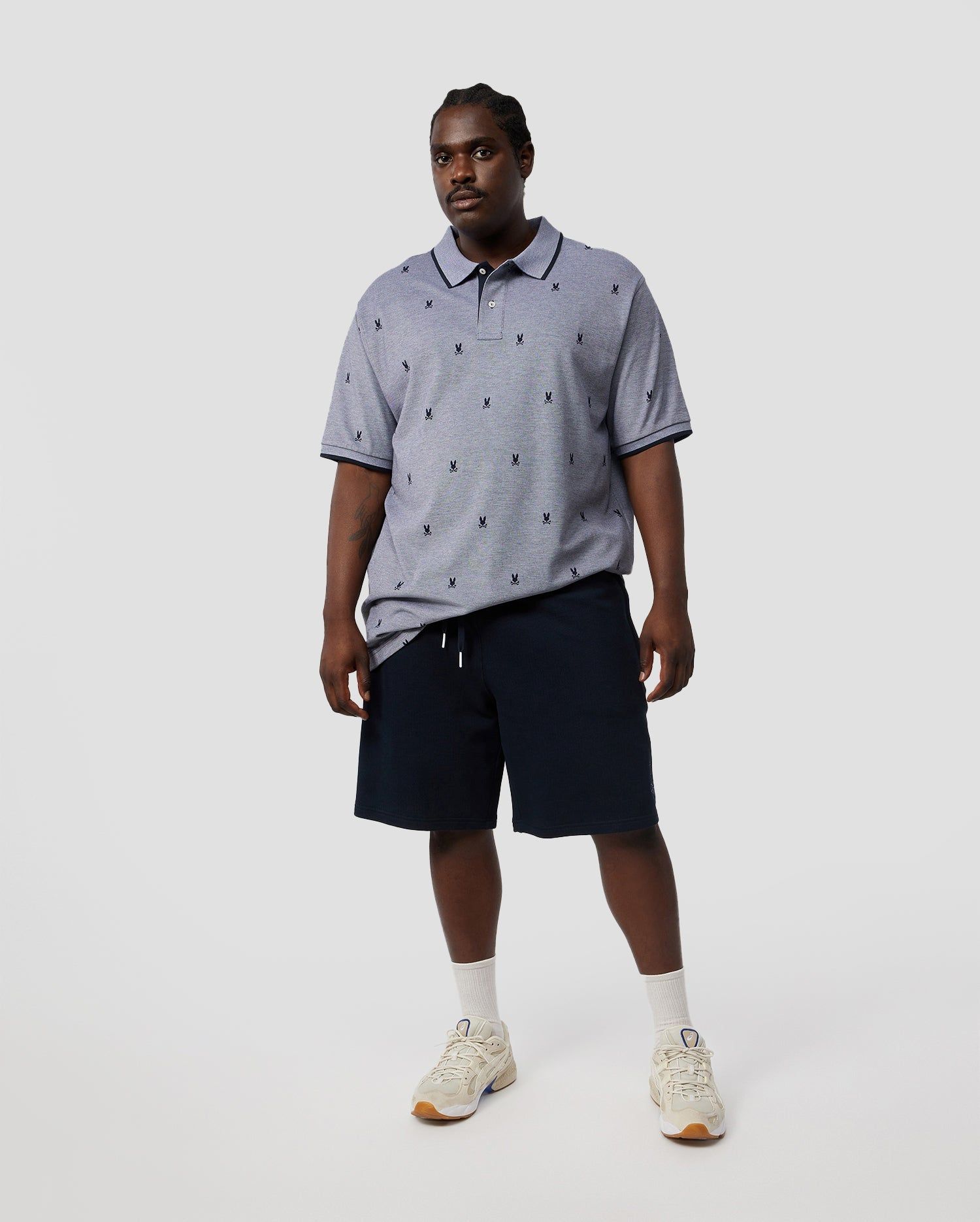 MENS BIG AND TALL BIRDSEYE PRINTED POLO - B9K758U1PC sold by Psycho Bunny product image thumbnail 5
