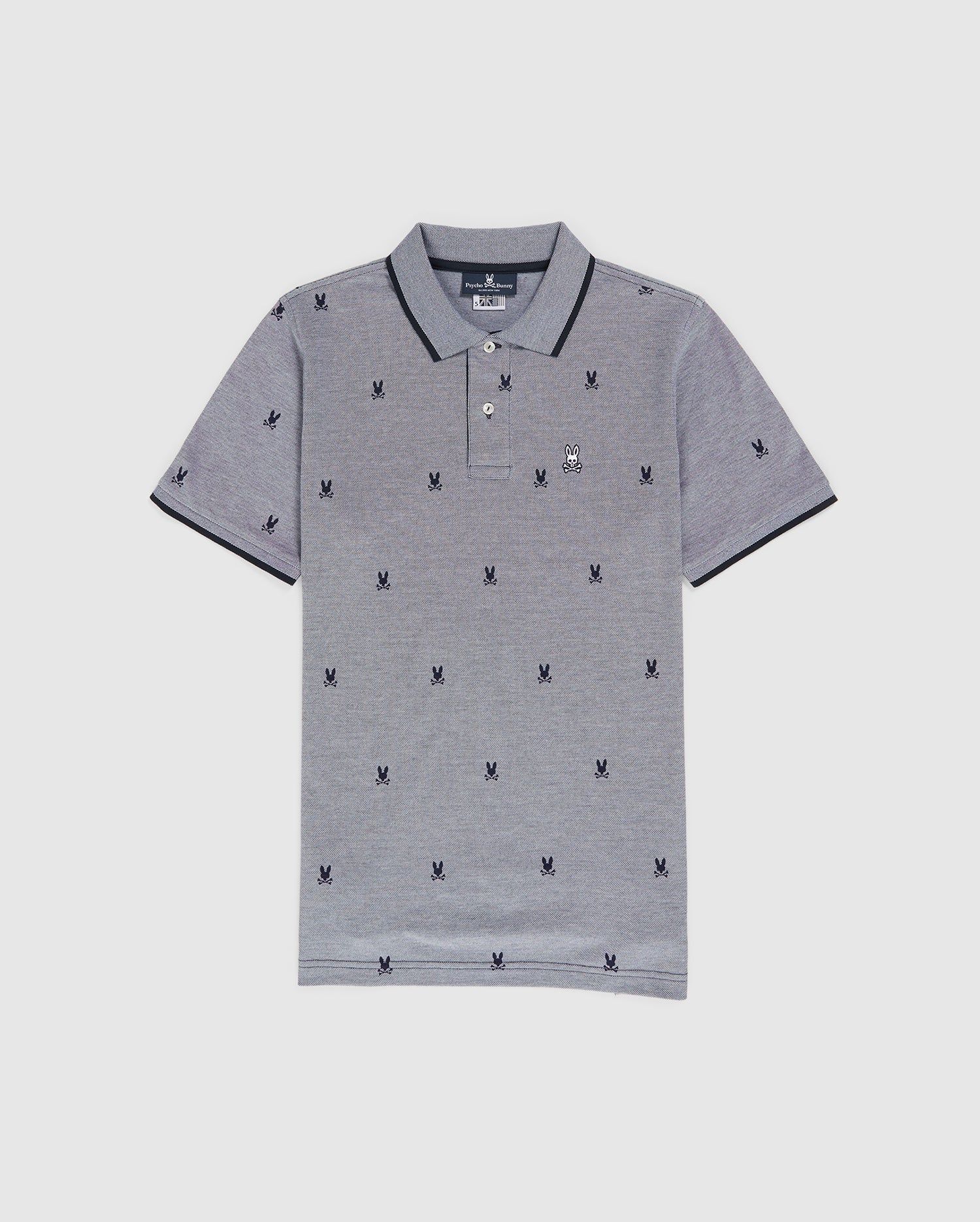MENS BIG AND TALL BIRDSEYE PRINTED POLO - B9K758U1PC sold by Psycho Bunny