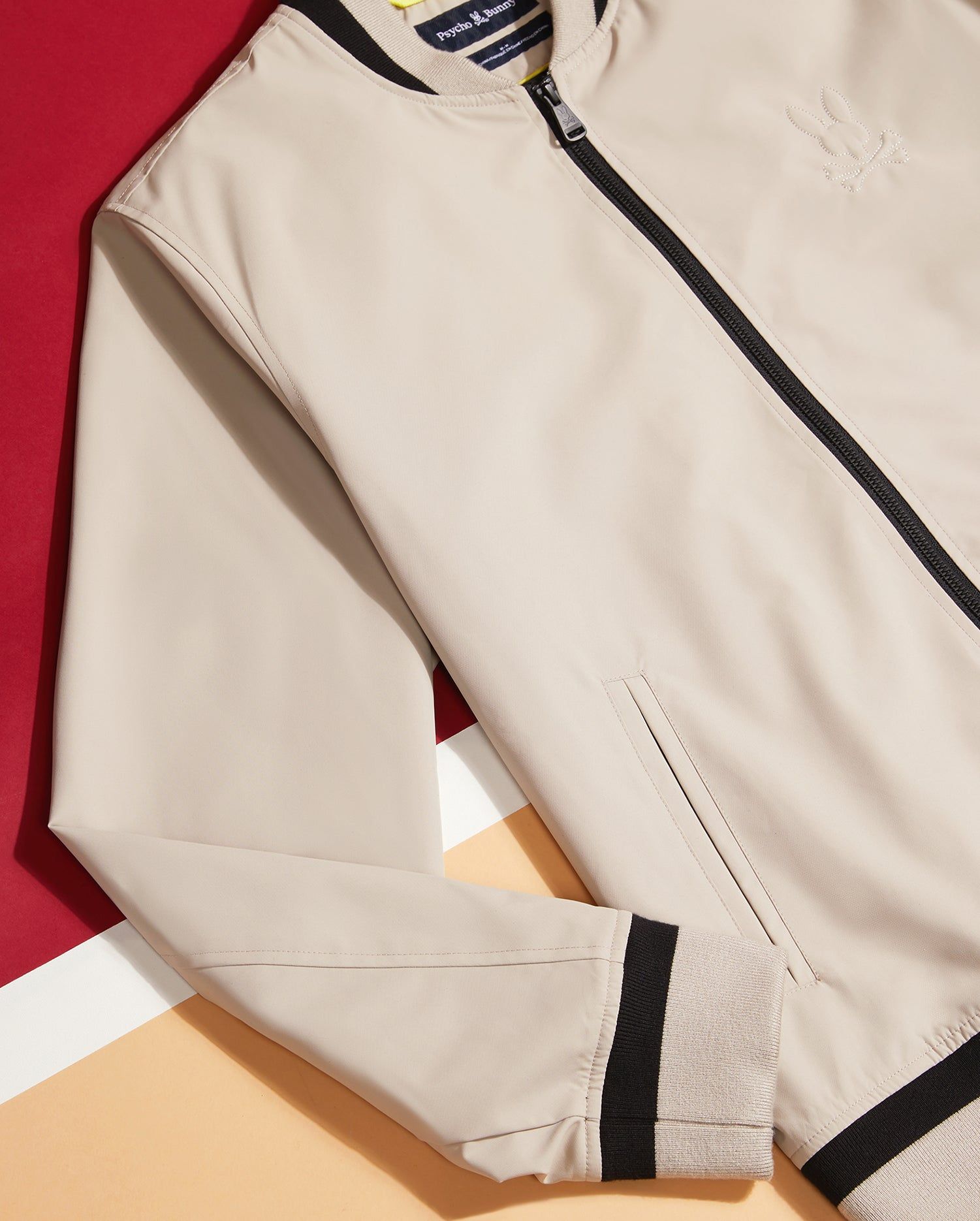 MENS BERCY UNLINED BOMBER JACKET - B6J660X1PO sold by Psycho Bunny product image thumbnail 3