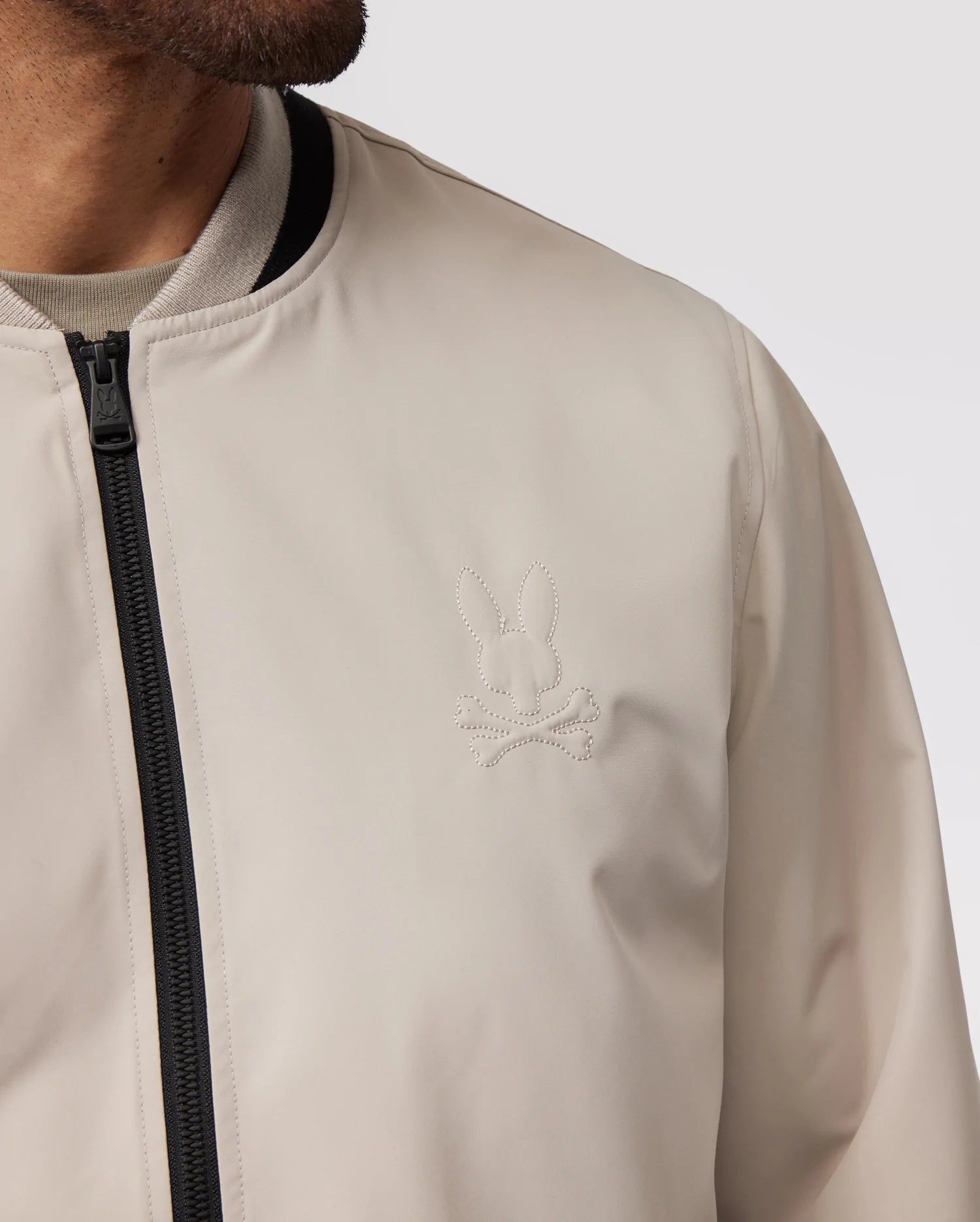 MENS BERCY UNLINED BOMBER JACKET - B6J660X1PO sold by Psycho Bunny product image thumbnail 4