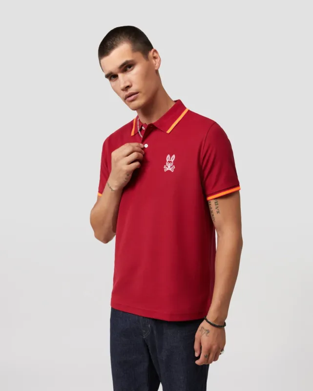 MENS GRESHAM EMBROIDERED POLO SHIRT - B6K103W1PC sold by Psycho Bunny