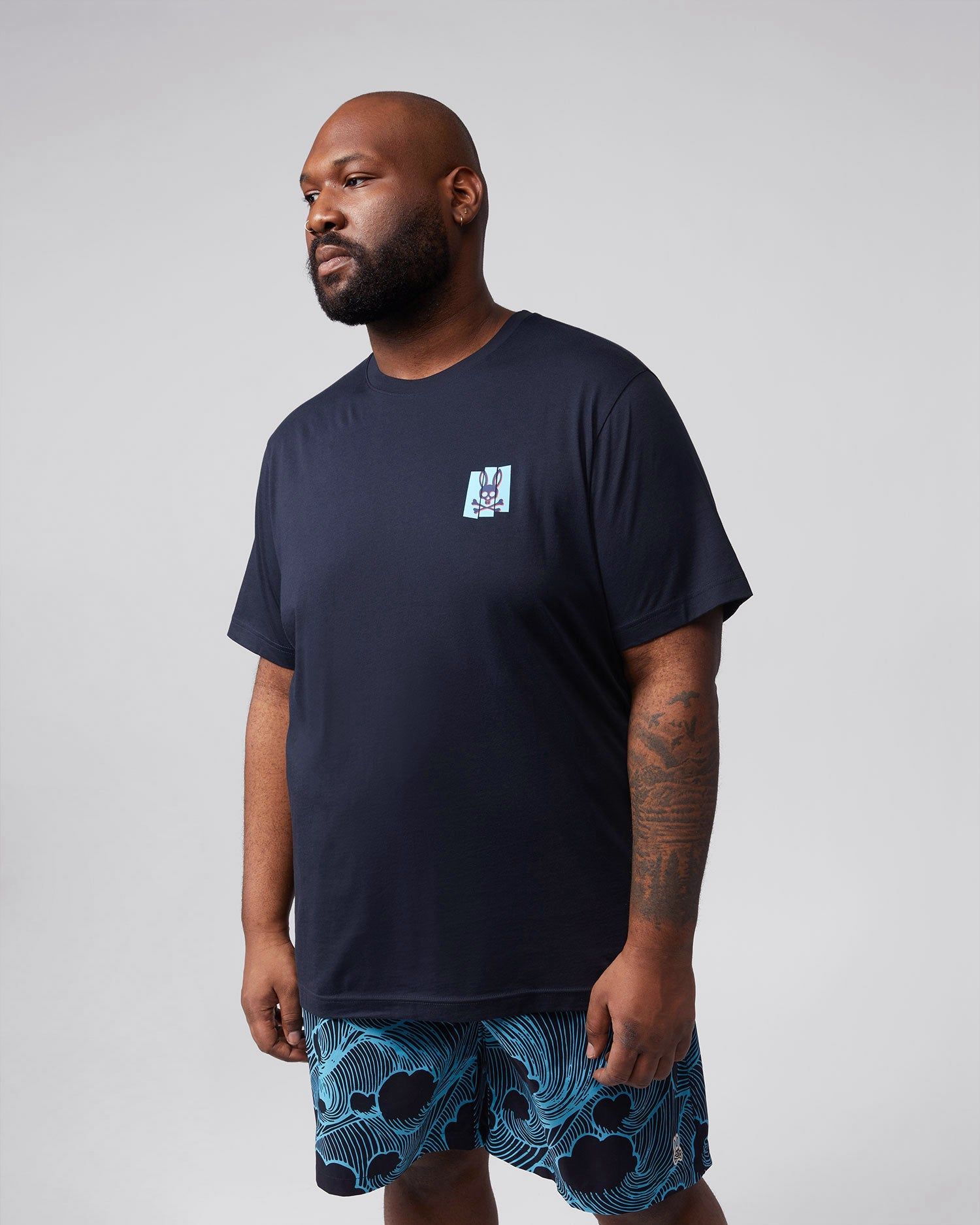 MENS BIG AND TALL THAMES TWO SIDED GRAPHIC TEE - B9U410T1PC sold by Psycho Bunny