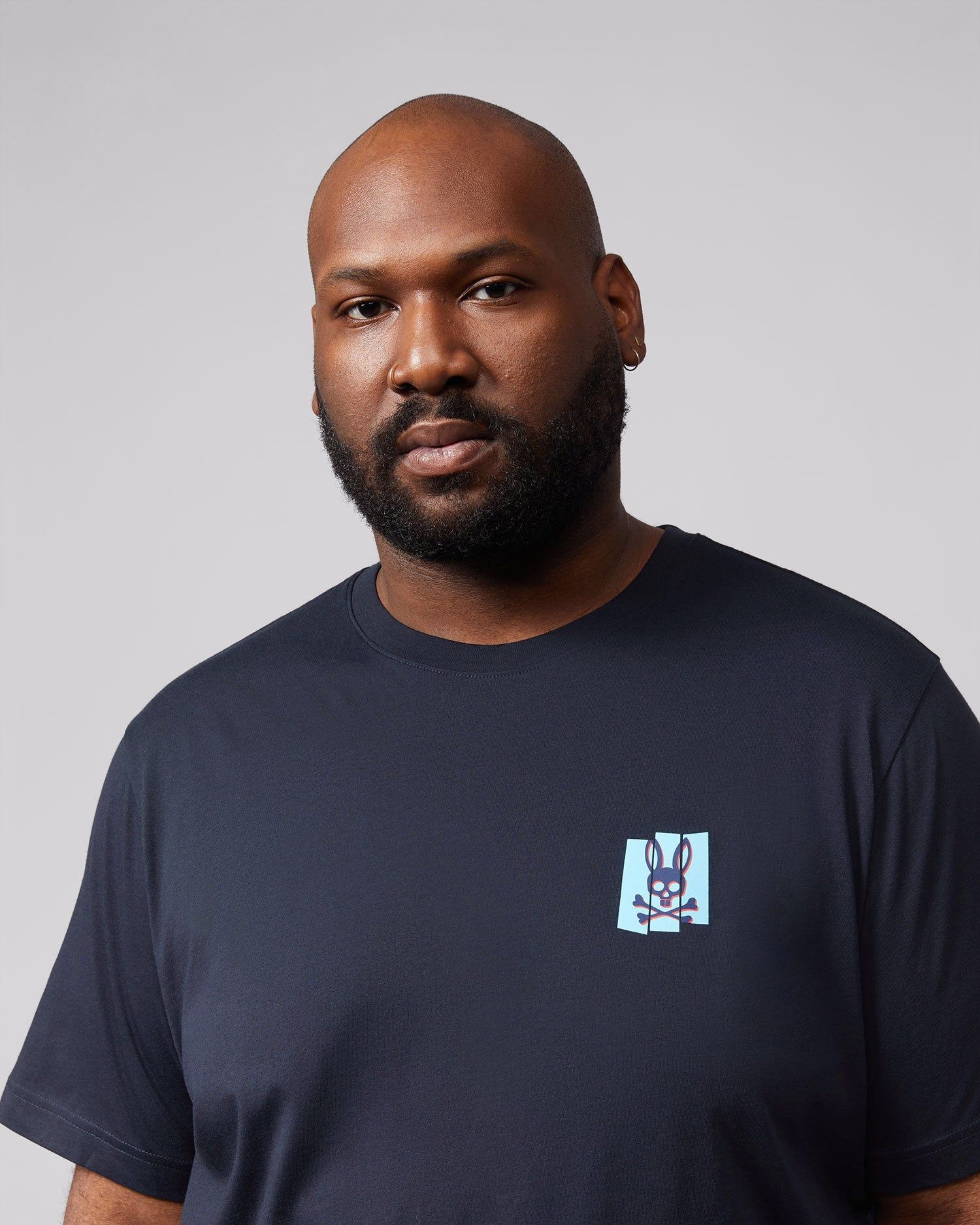 MENS BIG AND TALL THAMES TWO SIDED GRAPHIC TEE - B9U410T1PC sold by Psycho Bunny product image thumbnail 2