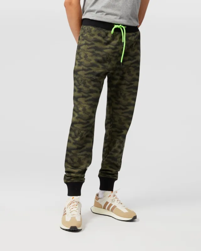 MENS ROCKAWAY CAMO SWEATPANTS - B6P132W1FT sold by Psycho Bunny
