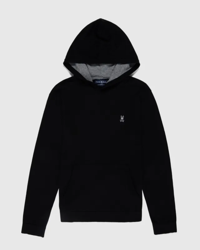MENS DOWNEY HOOD SWEATER - B6E734A2SW sold by Psycho Bunny