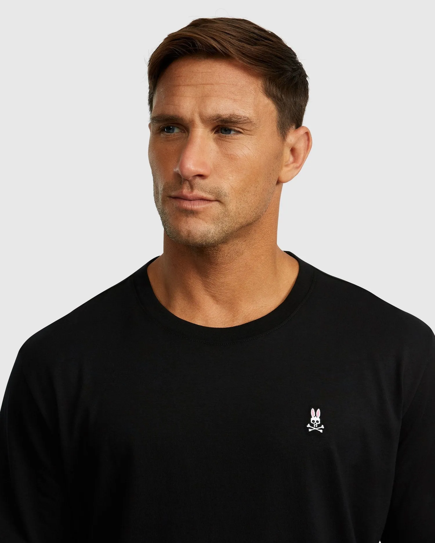 MENS LONG SLEEVE CLASSIC CREW NECK TEE - B6T422ARPC sold by Psycho Bunny product image thumbnail 3