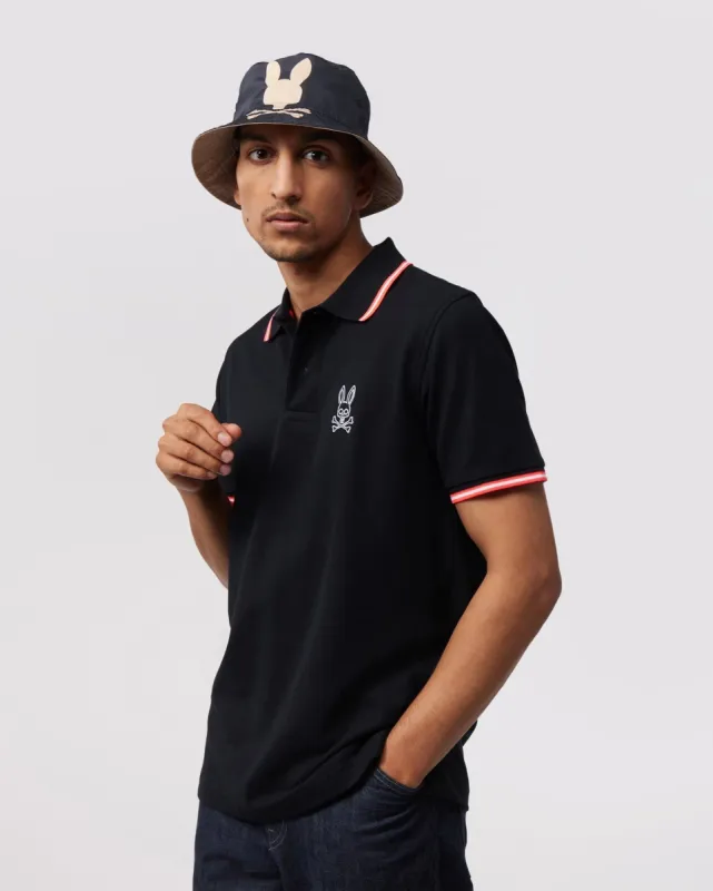 MENS GRESHAM EMBROIDERED POLO SHIRT - B6K103W1PC sold by Psycho Bunny