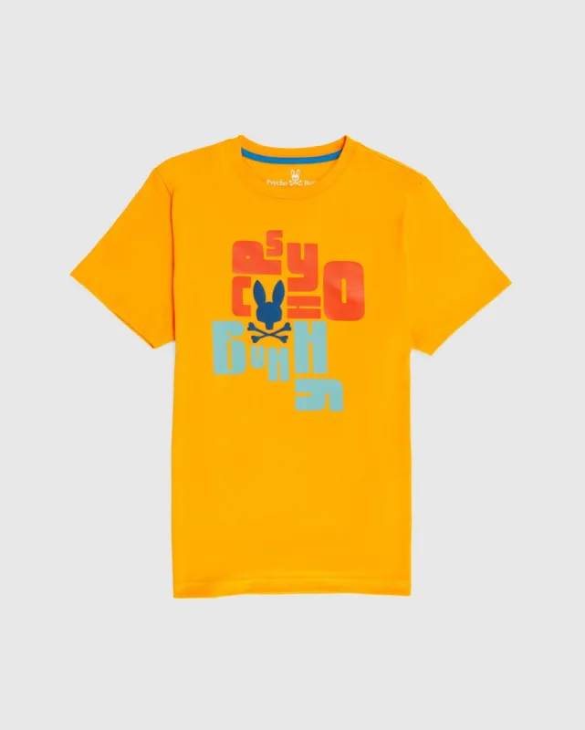 MENS BIG AND TALL LYONS FLOCKING GRAPHIC TEE  - B9U113W1PC sold by Psycho Bunny