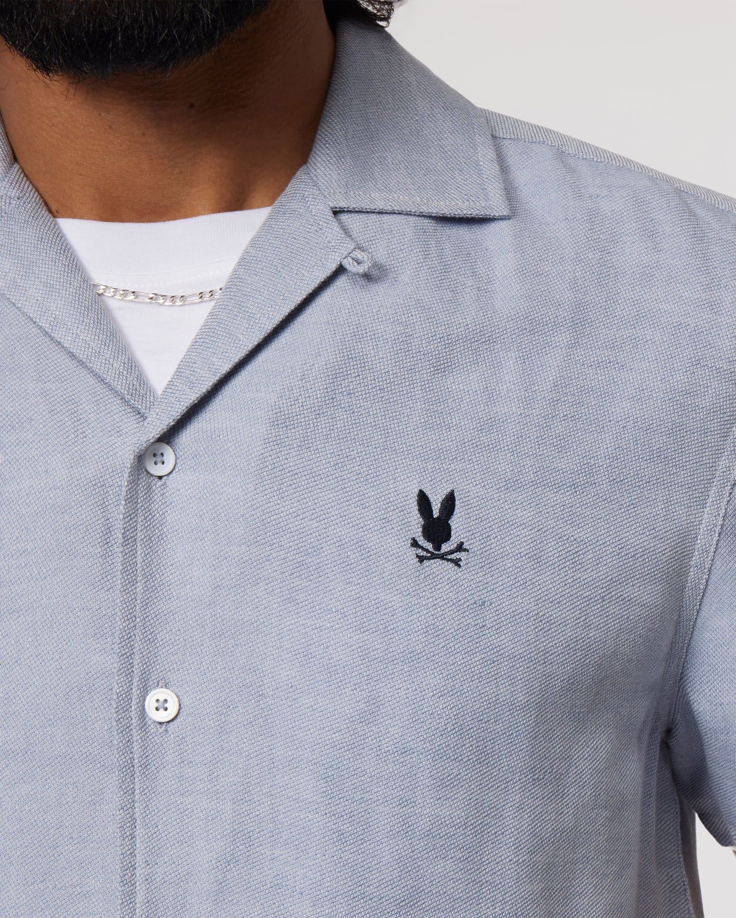 MENS HUMBLE LINEN SHIRT - B6Q148Y1SH sold by Psycho Bunny product image thumbnail 4