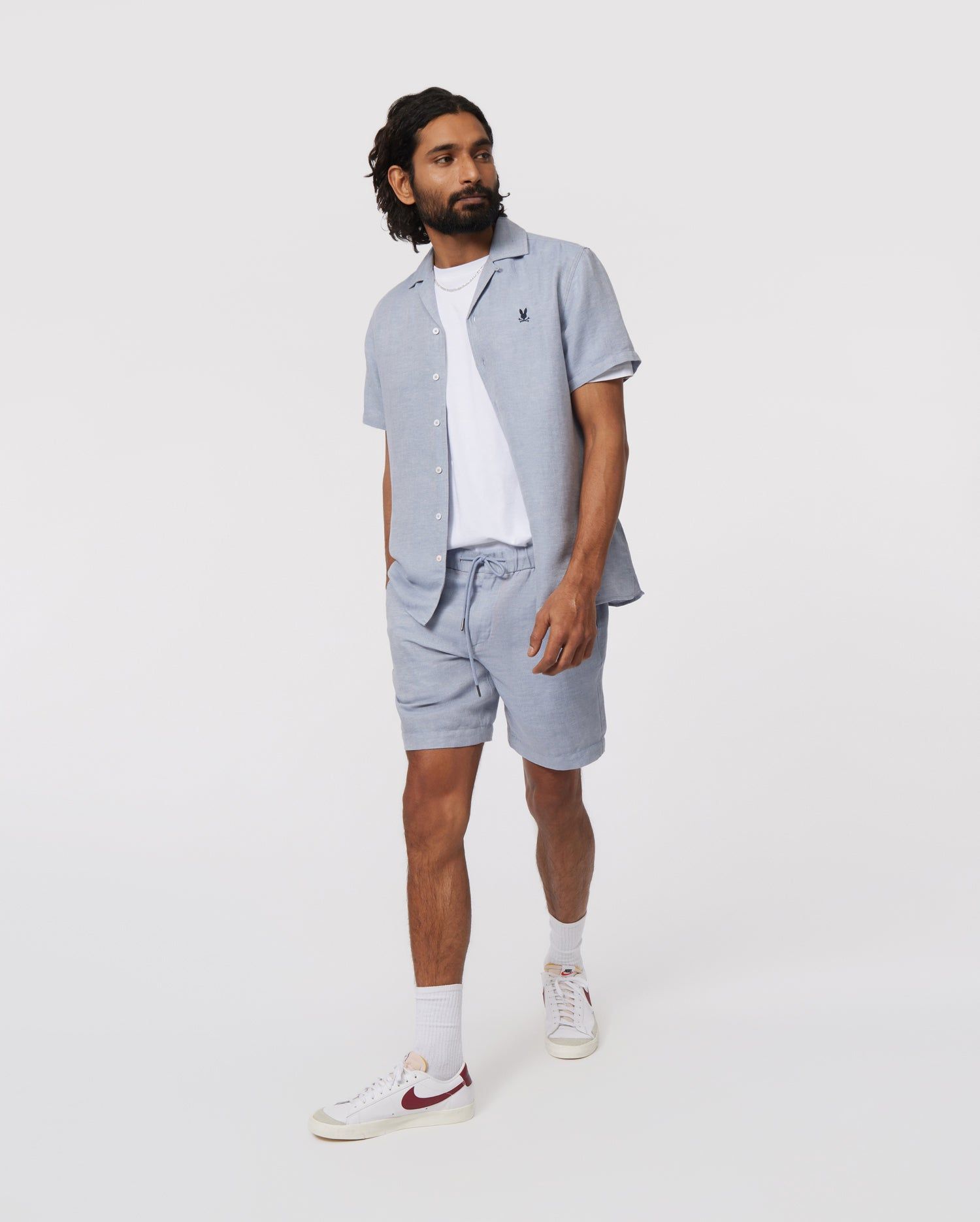 MENS HUMBLE LINEN SHIRT - B6Q148Y1SH sold by Psycho Bunny product image thumbnail 6