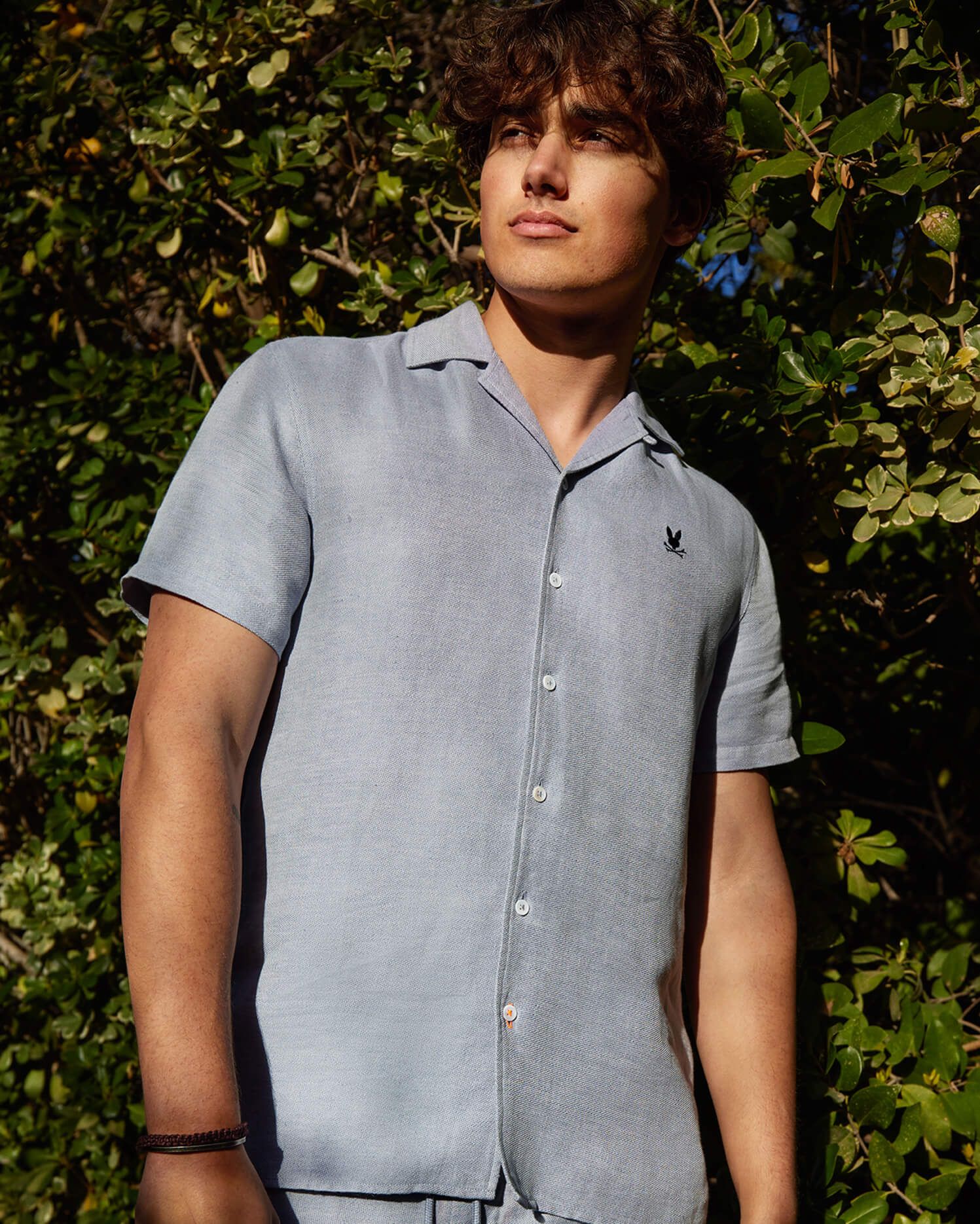 MENS HUMBLE LINEN SHIRT - B6Q148Y1SH sold by Psycho Bunny product image thumbnail 3