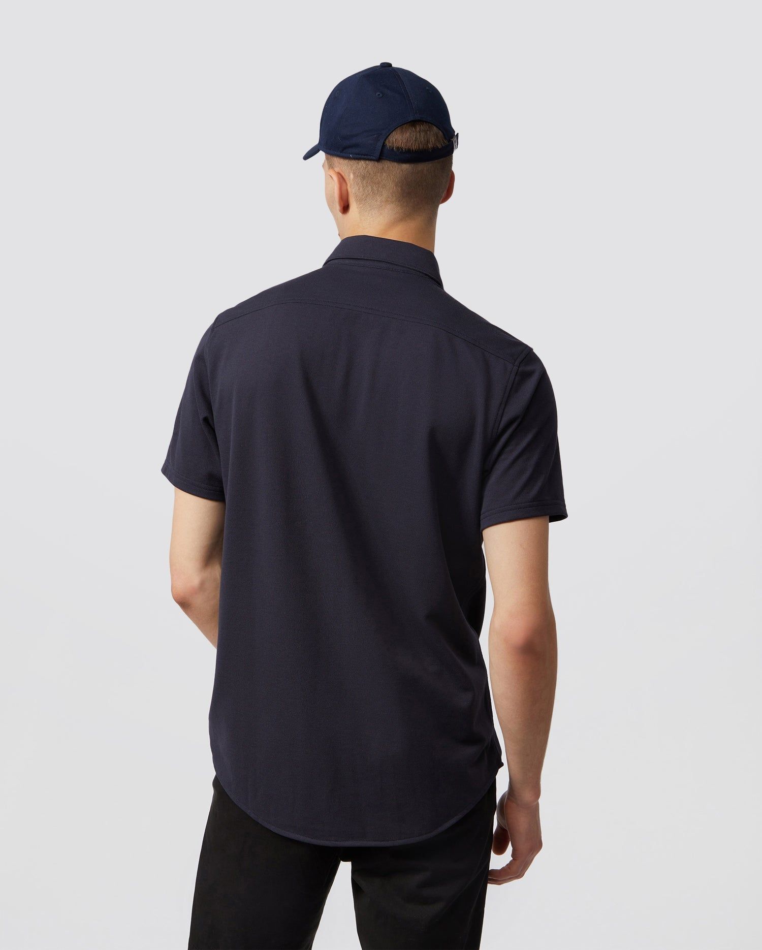 MENS ASTOR SHORT SLEEVE COTTON PIQUE OXFORD SHIRT - B6Q822U1PC sold by Psycho Bunny product image thumbnail 3