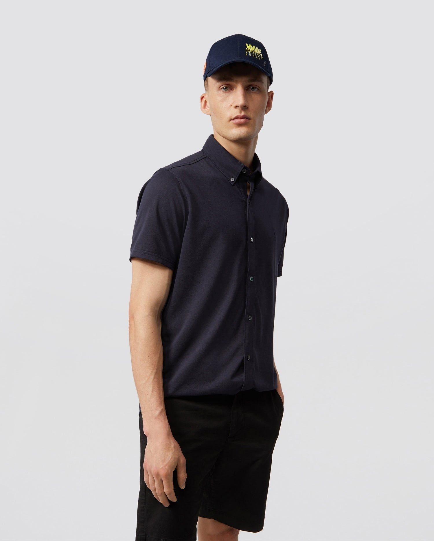 MENS ASTOR SHORT SLEEVE COTTON PIQUE OXFORD SHIRT - B6Q822U1PC sold by Psycho Bunny