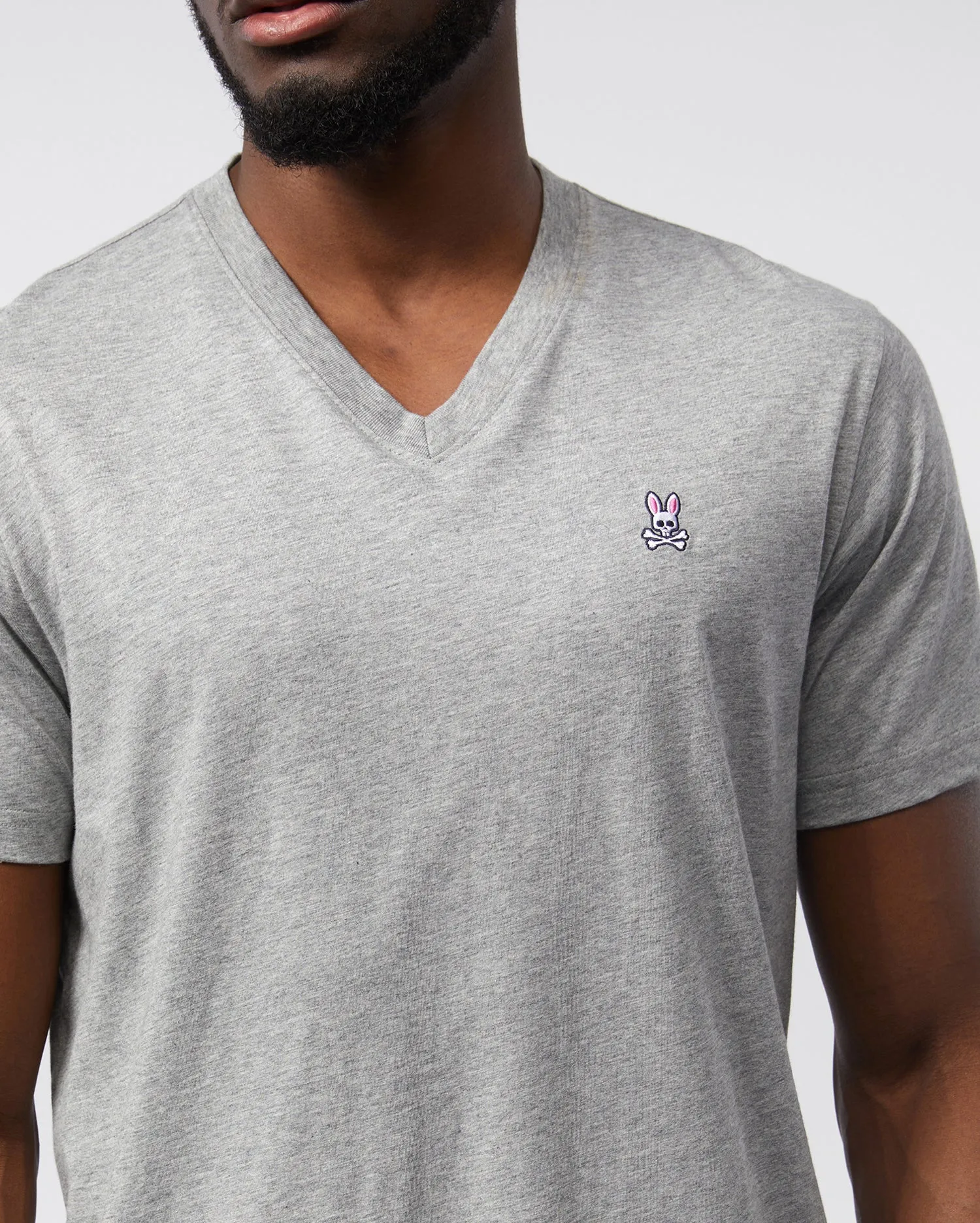 MENS CLASSIC V NECK TEE - B6U100ARPC sold by Psycho Bunny product image thumbnail 3