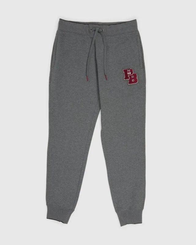 MENS BIG AND TALL PATCHIN CHENILLE BUNNY LOGO SWEAT PANTS - B9P850U1FT sold by Psycho Bunny