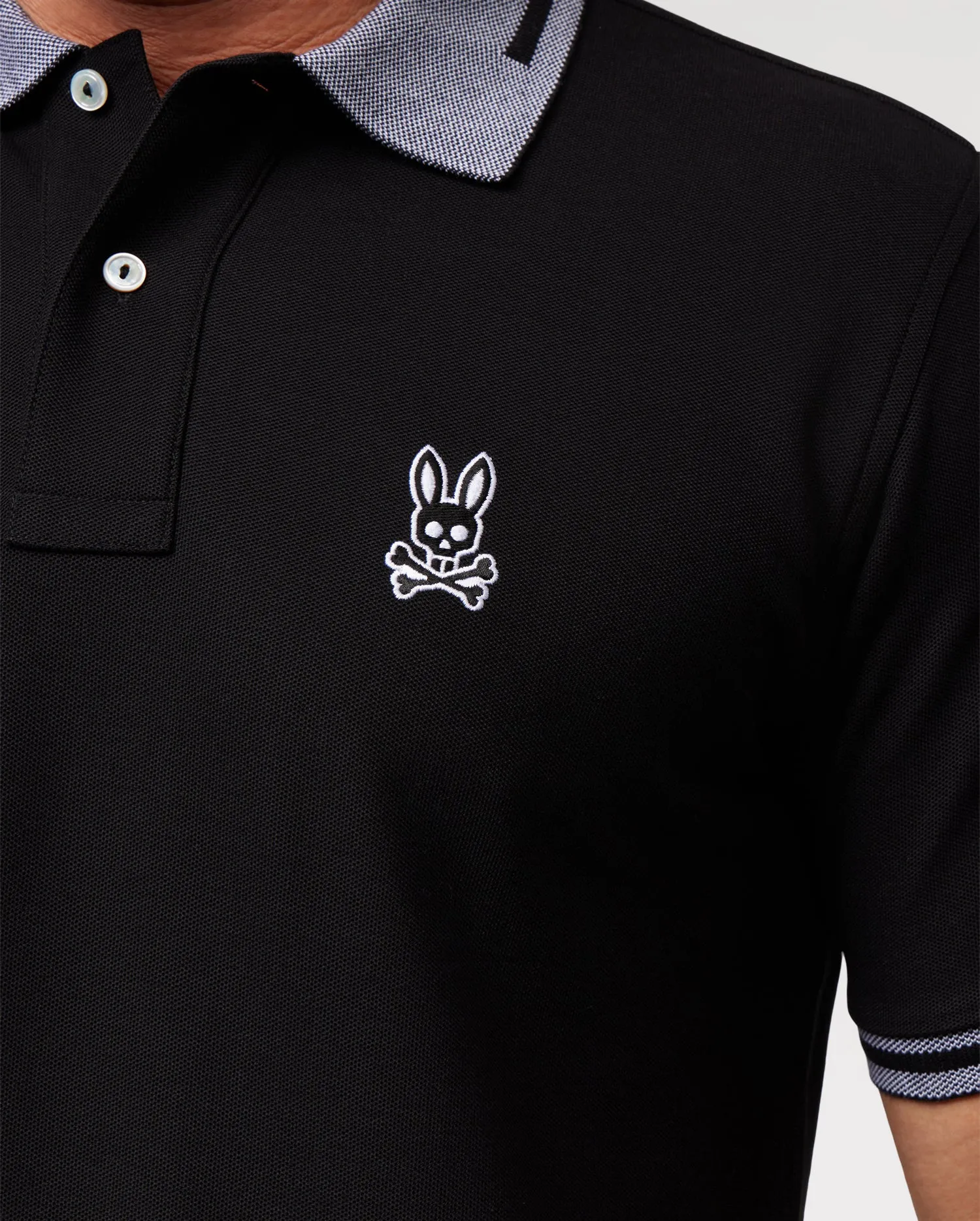 MENS CHESTER PIQUE POLO SHIRT - B6K333Z1PC sold by Psycho Bunny product image thumbnail 3