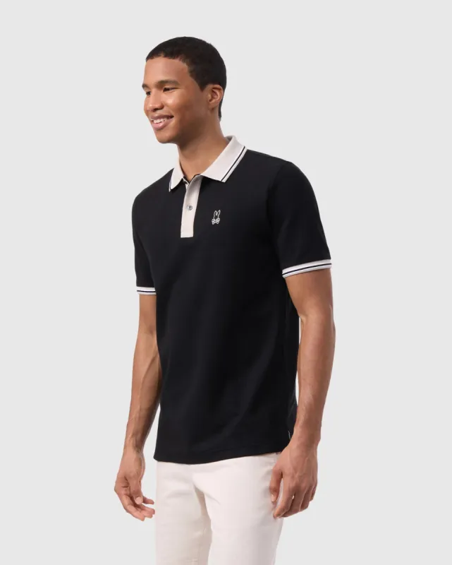 MENS SALINA PIQUE POLO SHIRT - B6K379B200 sold by Psycho Bunny