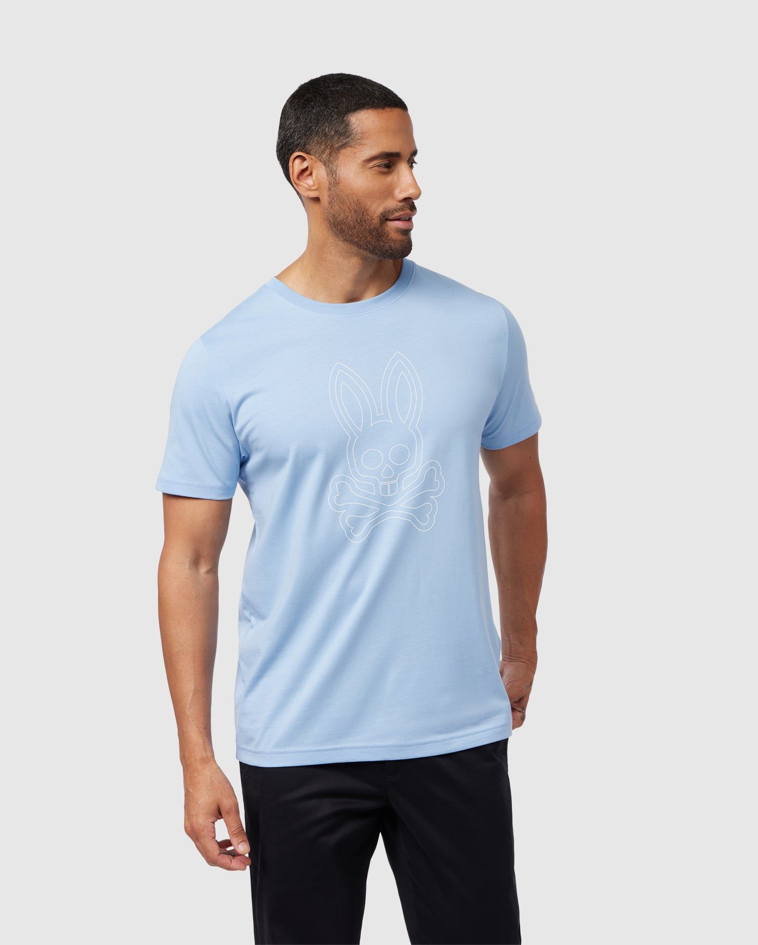 MENS LARKIN BIG BUNNY TEE - B6U508Z1PC sold by Psycho Bunny product image thumbnail 2