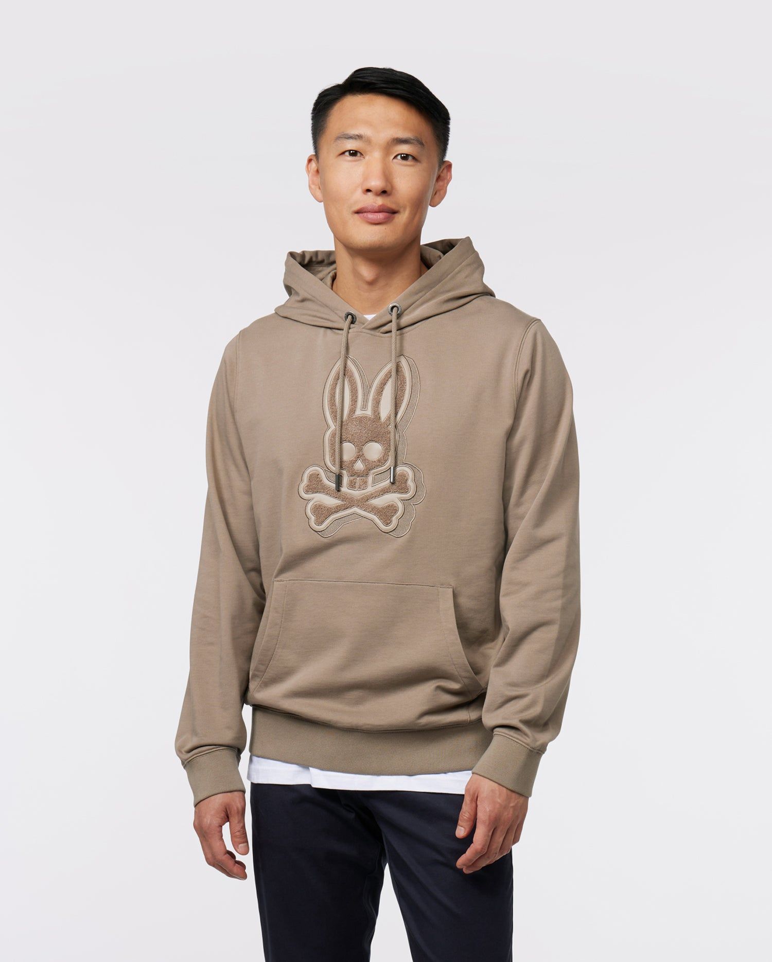 MENS WAYNE CHENILLE PATCH HOODIE - B6H564Z1FT sold by Psycho Bunny product image thumbnail 2