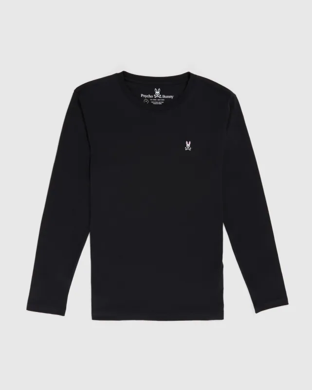 MENS BIG AND TALL LONG SLEEVE CLASSIC CREW - B9T422ARPC made by Psycho Bunny