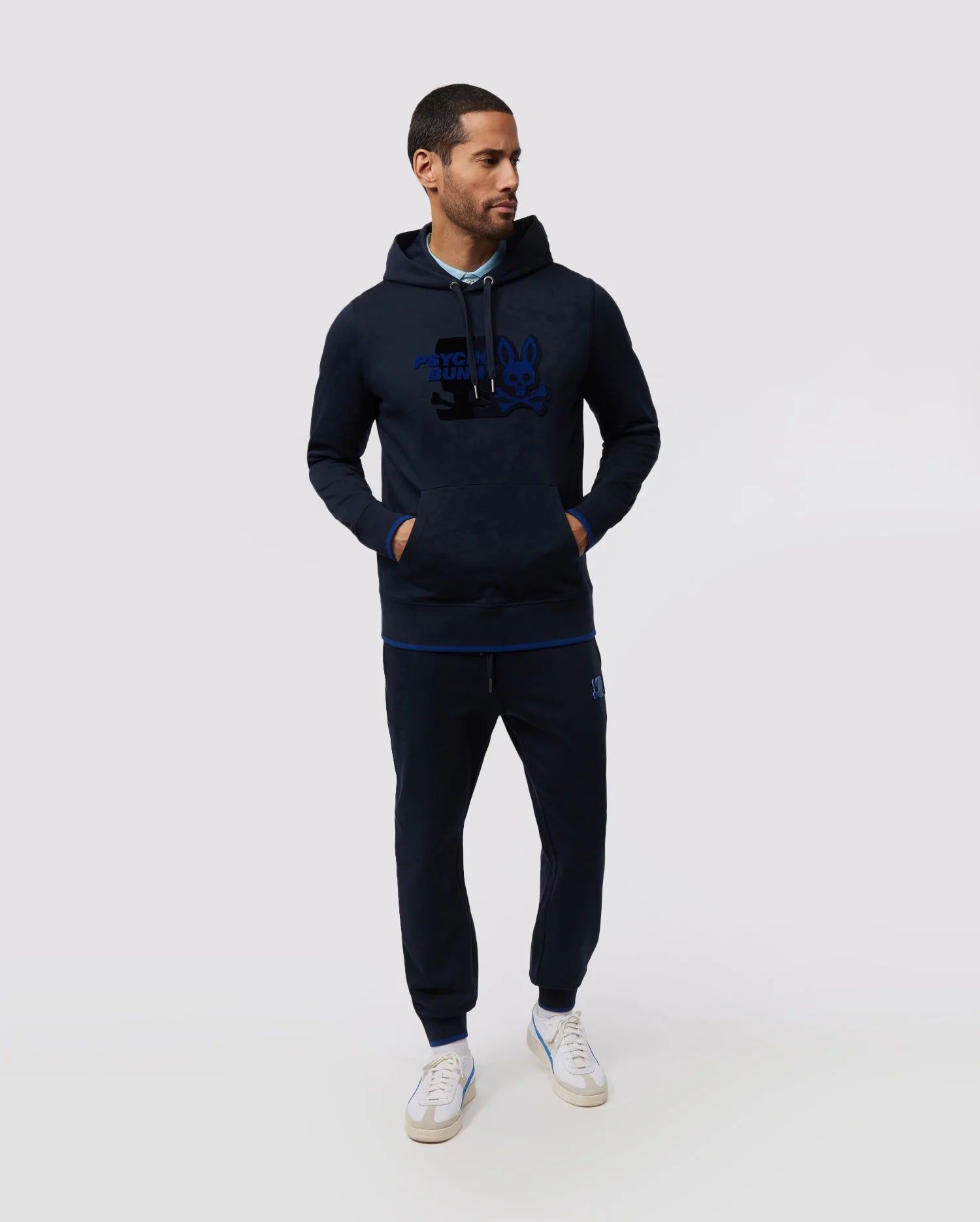 MENS KONA POPOVER HOODIE - B6H633X1FT sold by Psycho Bunny product image thumbnail 6