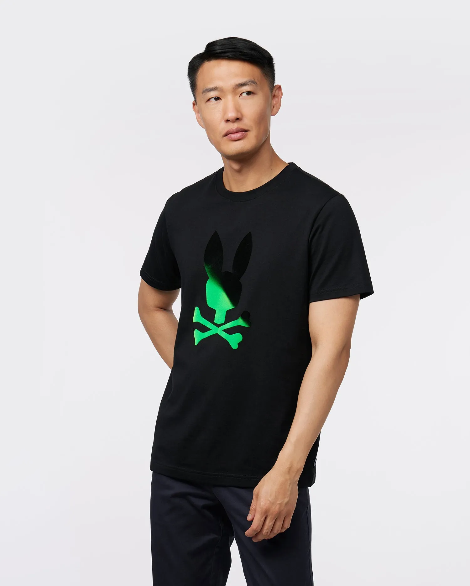 MENS LOS ANGELES GRADIENT FLOCKING GRAPHIC TEE - B6U817Z1PC sold by Psycho Bunny product image thumbnail 3