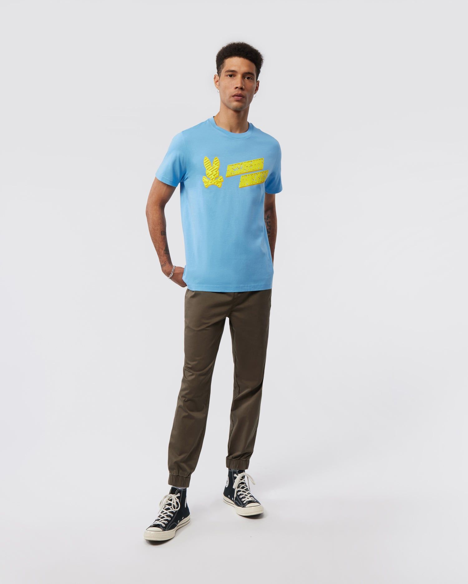 MENS PISANI LOGO GRAPHIC TEE - B6U751X1PC sold by Psycho Bunny product image thumbnail 4