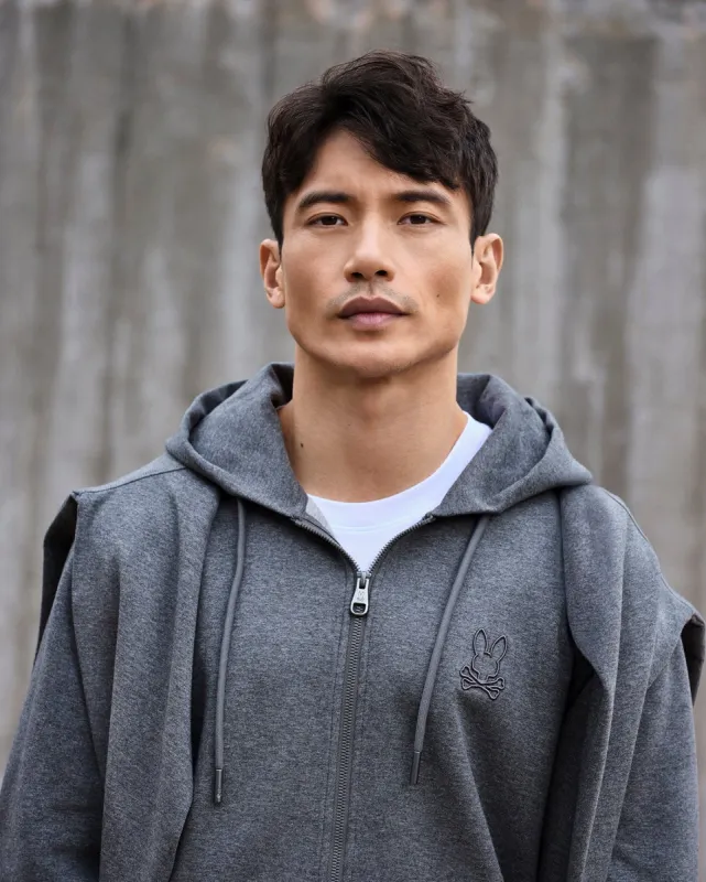 MENS OUTLINE ZIP HOODIE - B6H504ARCN sold by Psycho Bunny