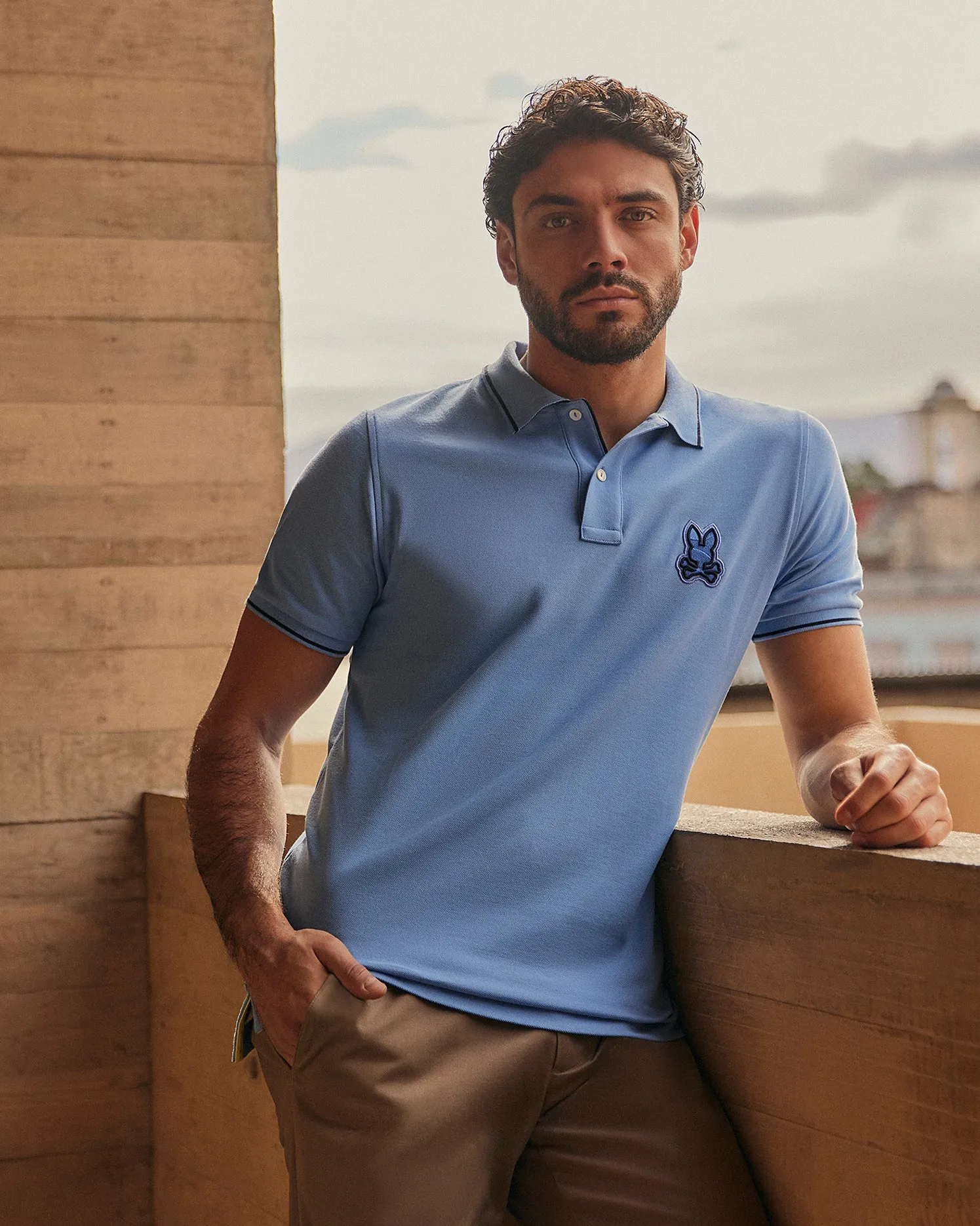 MENS LENOX PIQUE POLO SHIRT - B6K138B200 sold by Psycho Bunny product image thumbnail 3