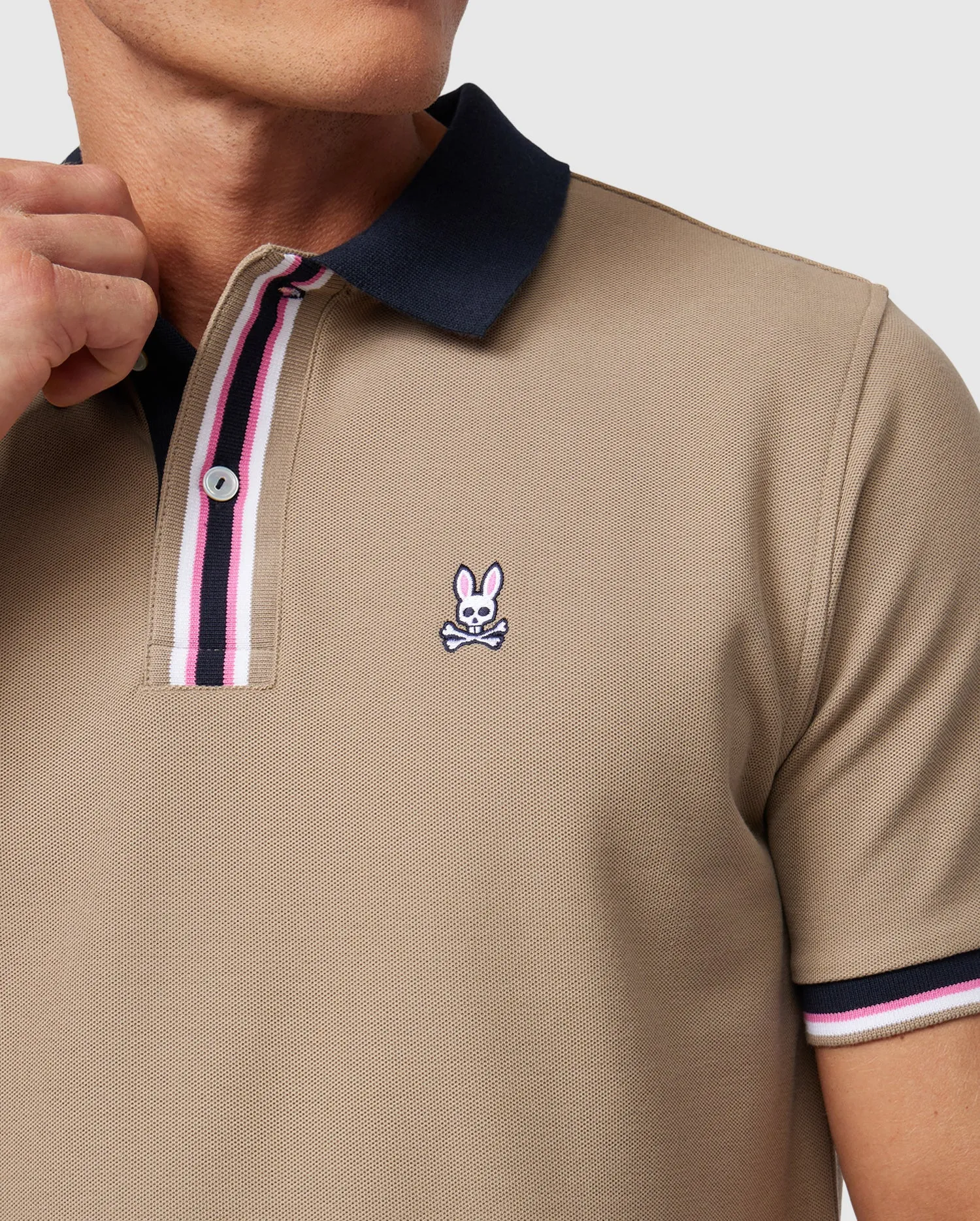 MENS BLOOMINGTON PIQUE POLO SHIRT - B6K900A2PC sold by Psycho Bunny product image thumbnail 3