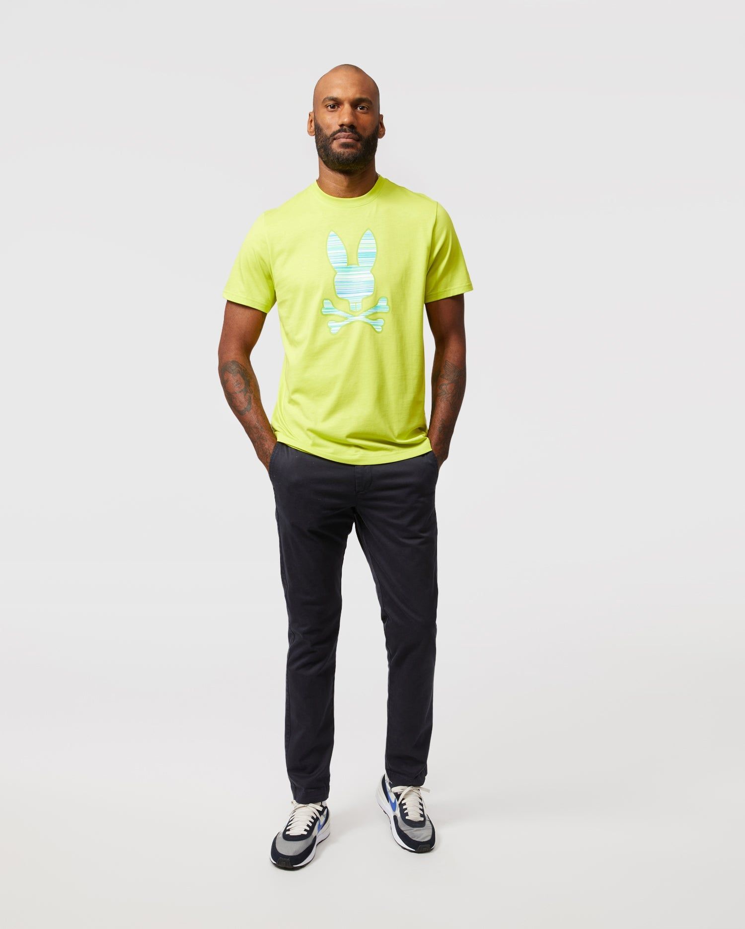 MENS NEWELL GRAPHIC TEE - B6U318W1PC sold by Psycho Bunny product image thumbnail 4