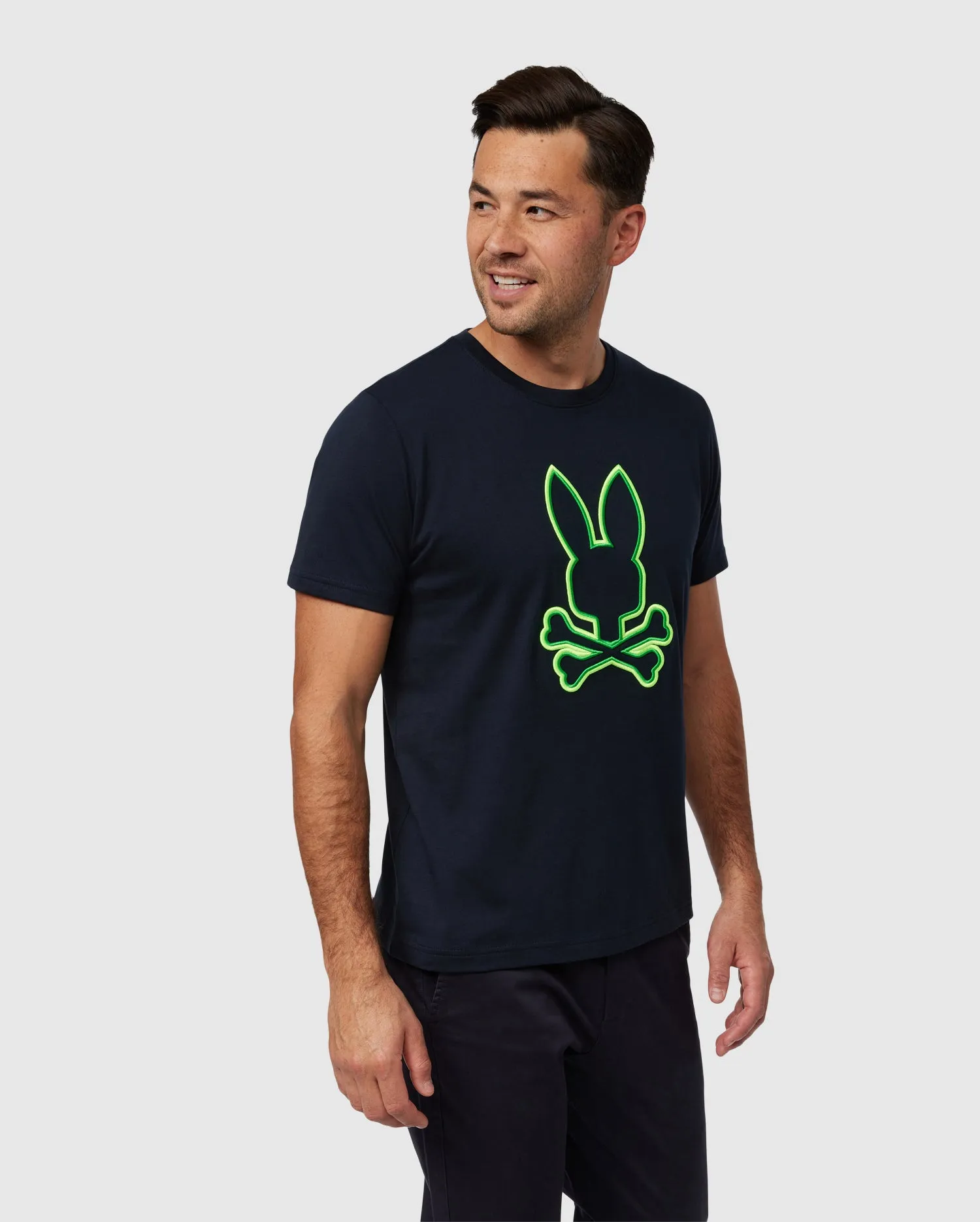MENS SANTA MONICA EMBROIDERED GRAPHIC TEE - B6U842A2PC sold by Psycho Bunny product image thumbnail 2