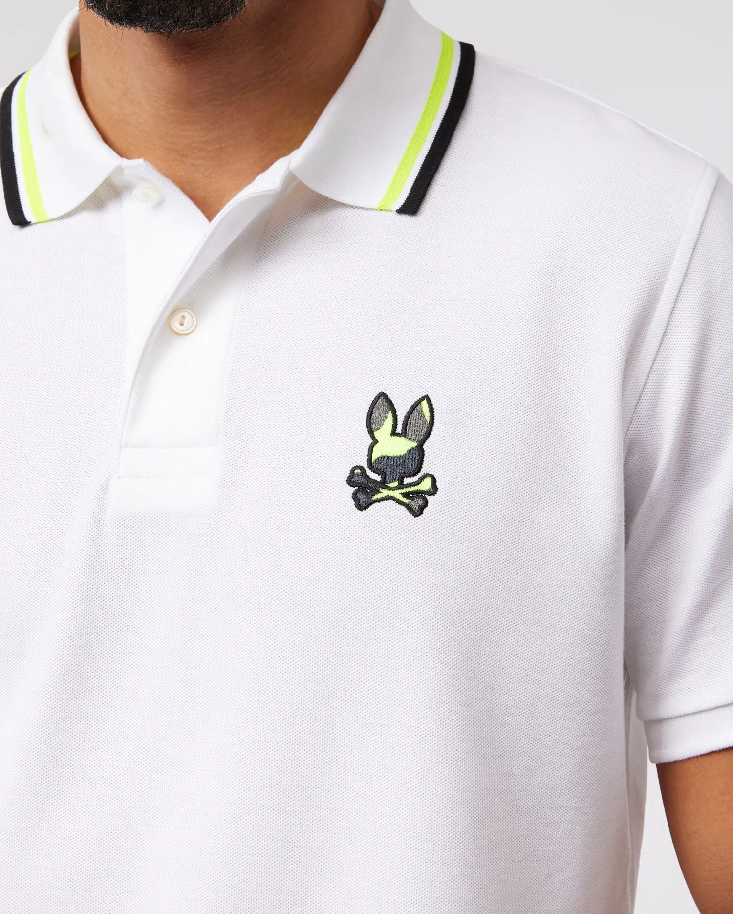 MENS PLANO PIQUE POLO - B6K334Z1PC sold by Psycho Bunny product image thumbnail 3