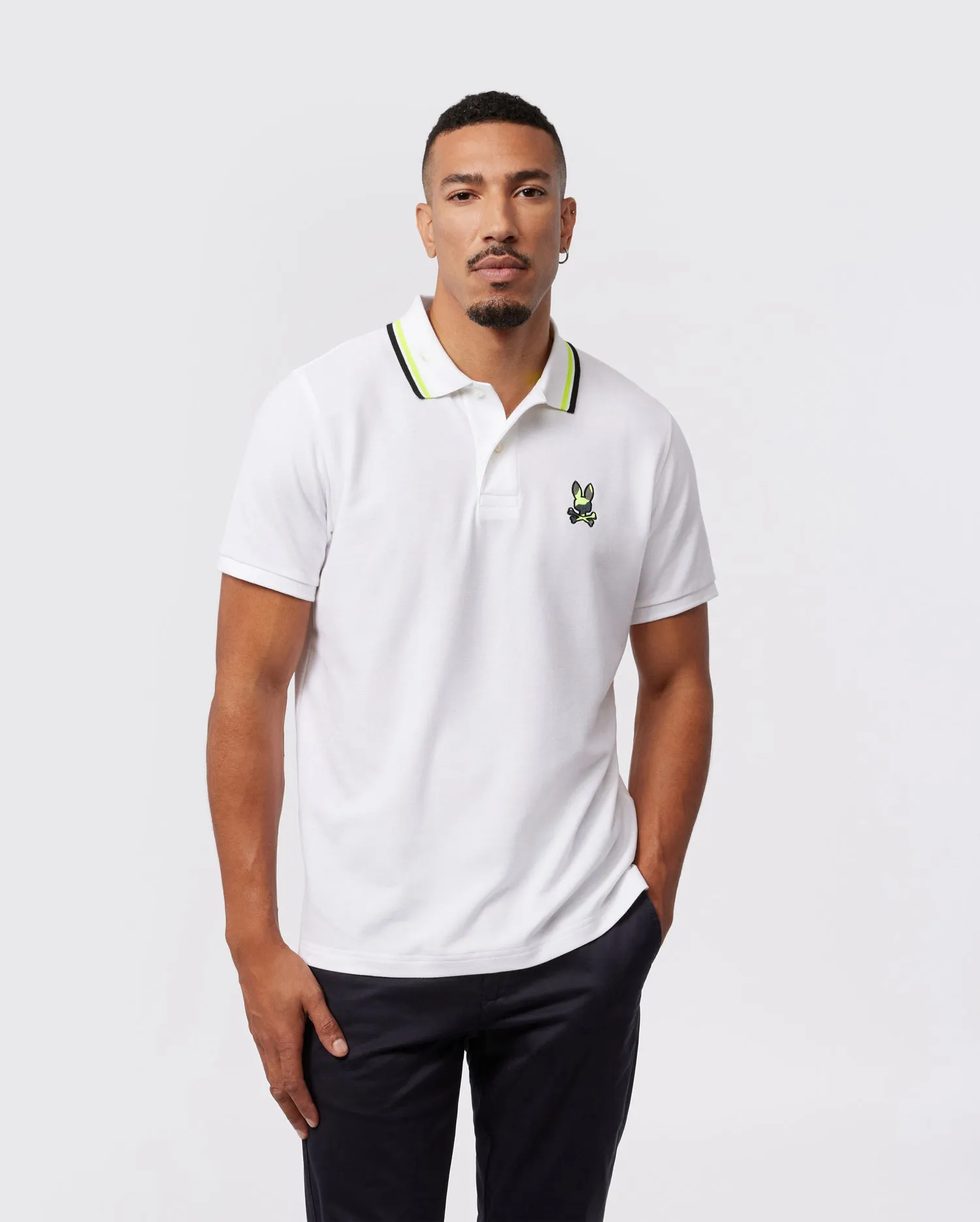 MENS PLANO PIQUE POLO - B6K334Z1PC sold by Psycho Bunny product image thumbnail 2