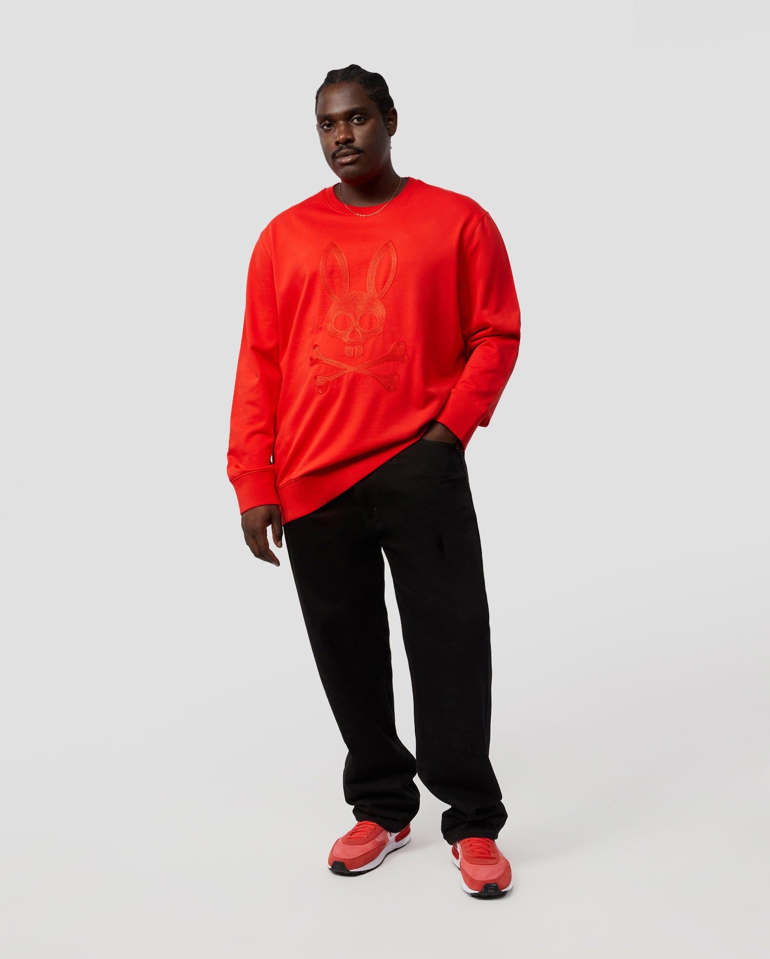 MENS BIG AND TALL THOMASTON BUNNY SWEATSHIRT - B9S896U1FT sold by Psycho Bunny product image thumbnail 5