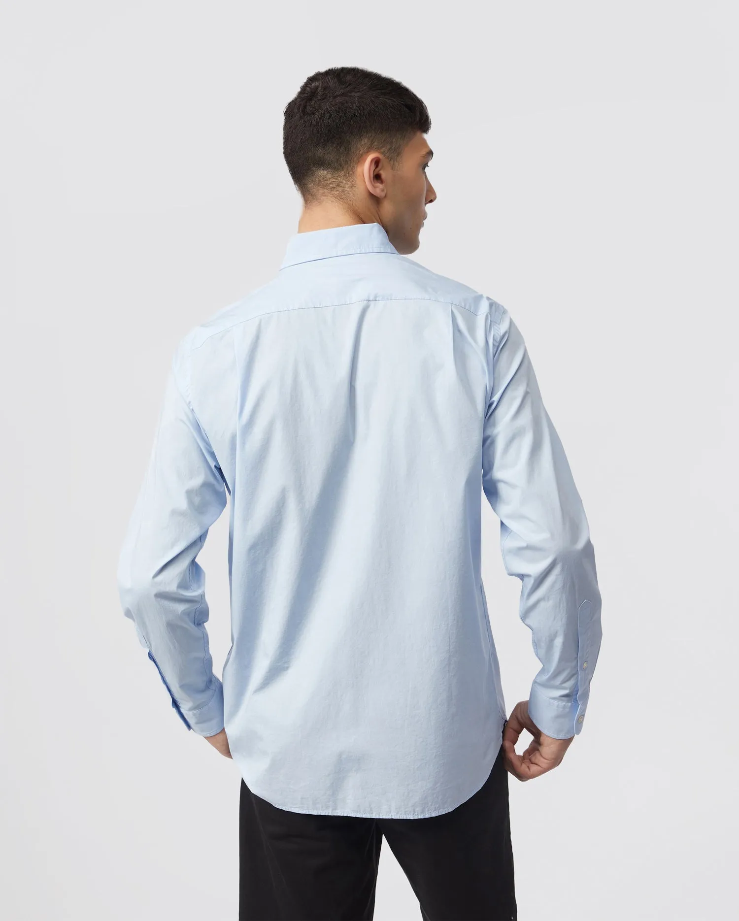 MENS CLASSIC POPLIN LONG SLEEVE SHIRT - B6C911S1PC sold by Psycho Bunny product image thumbnail 4