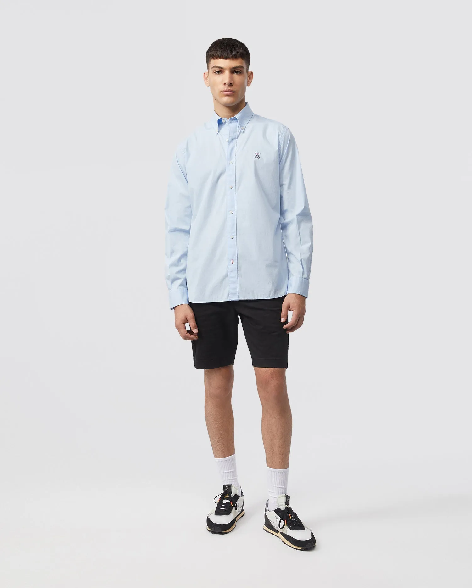 MENS CLASSIC POPLIN LONG SLEEVE SHIRT - B6C911S1PC sold by Psycho Bunny product image thumbnail 5