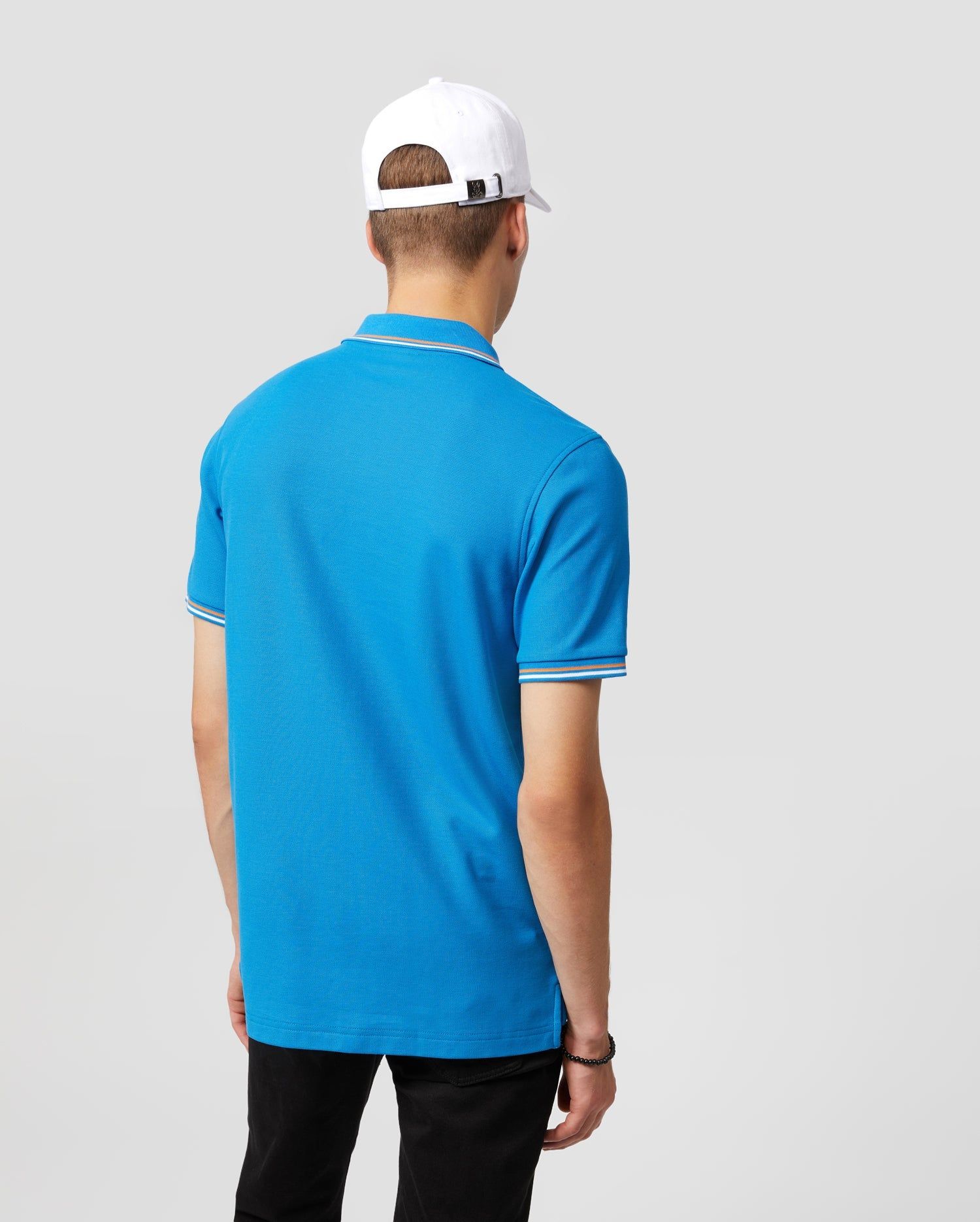 MENS SONA COLLAR STRIPE FASHION POLO - B6K201W1PC sold by Psycho Bunny product image thumbnail 3