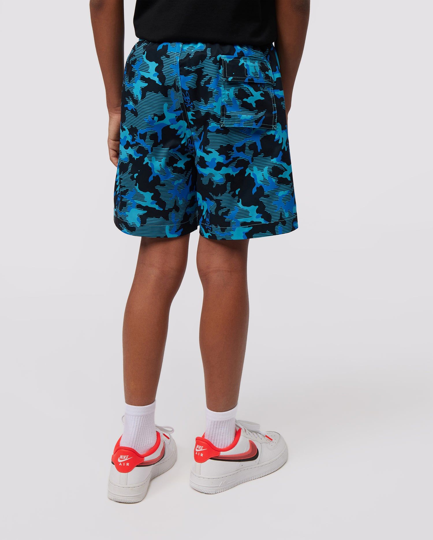 KIDS RYE ALL OVER PRINT SWIM TRUNK - B0W913Y1PO sold by Psycho Bunny product image thumbnail 4