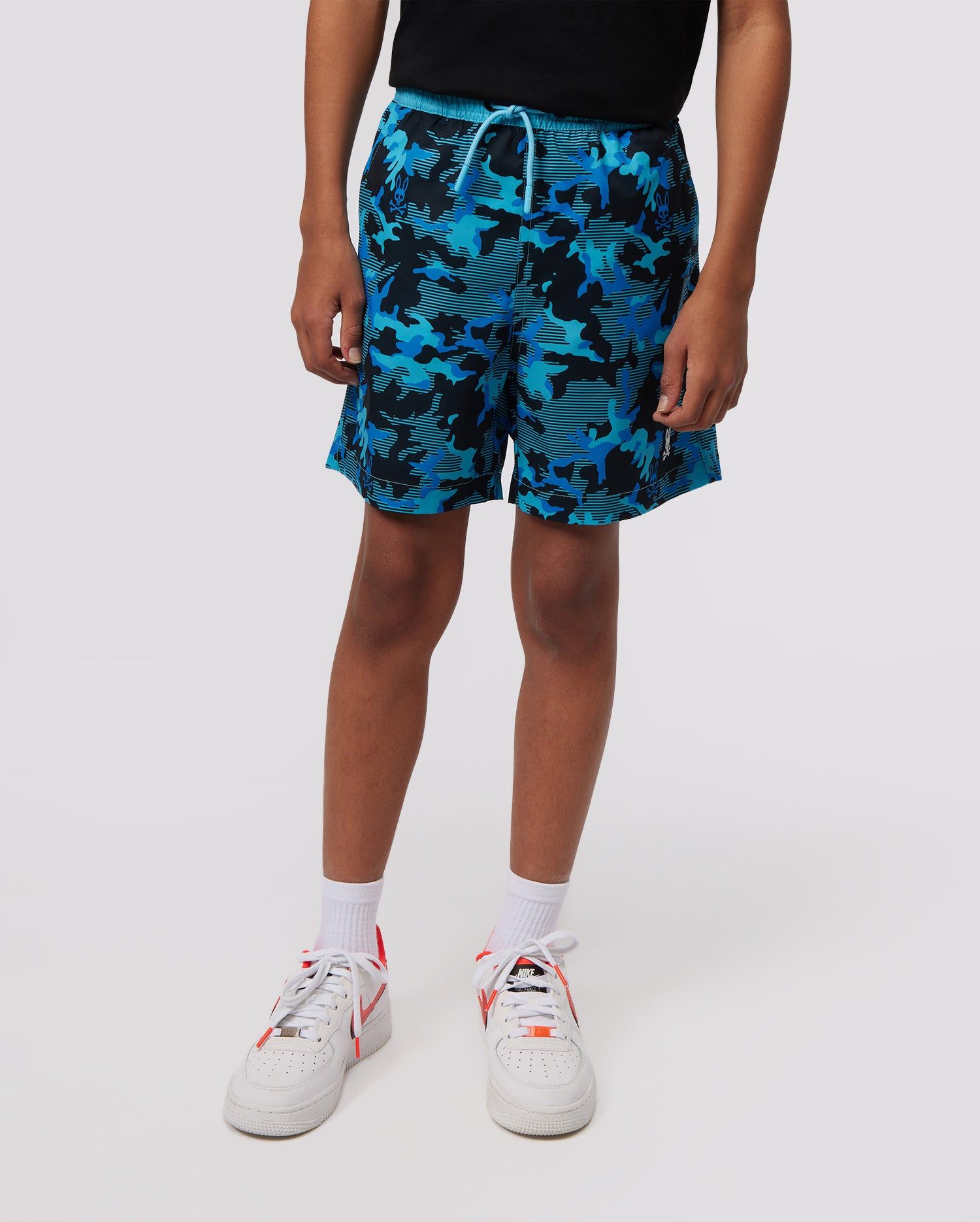 KIDS RYE ALL OVER PRINT SWIM TRUNK - B0W913Y1PO sold by Psycho Bunny product image thumbnail 2