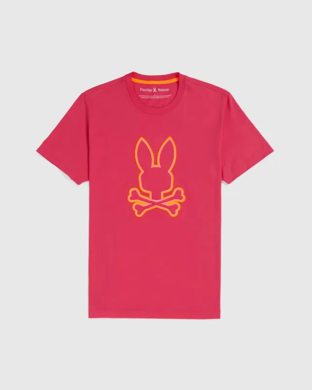 MENS SANTA MONICA EMBROIDERED GRAPHIC TEE - B6U842A2PC made by Psycho Bunny