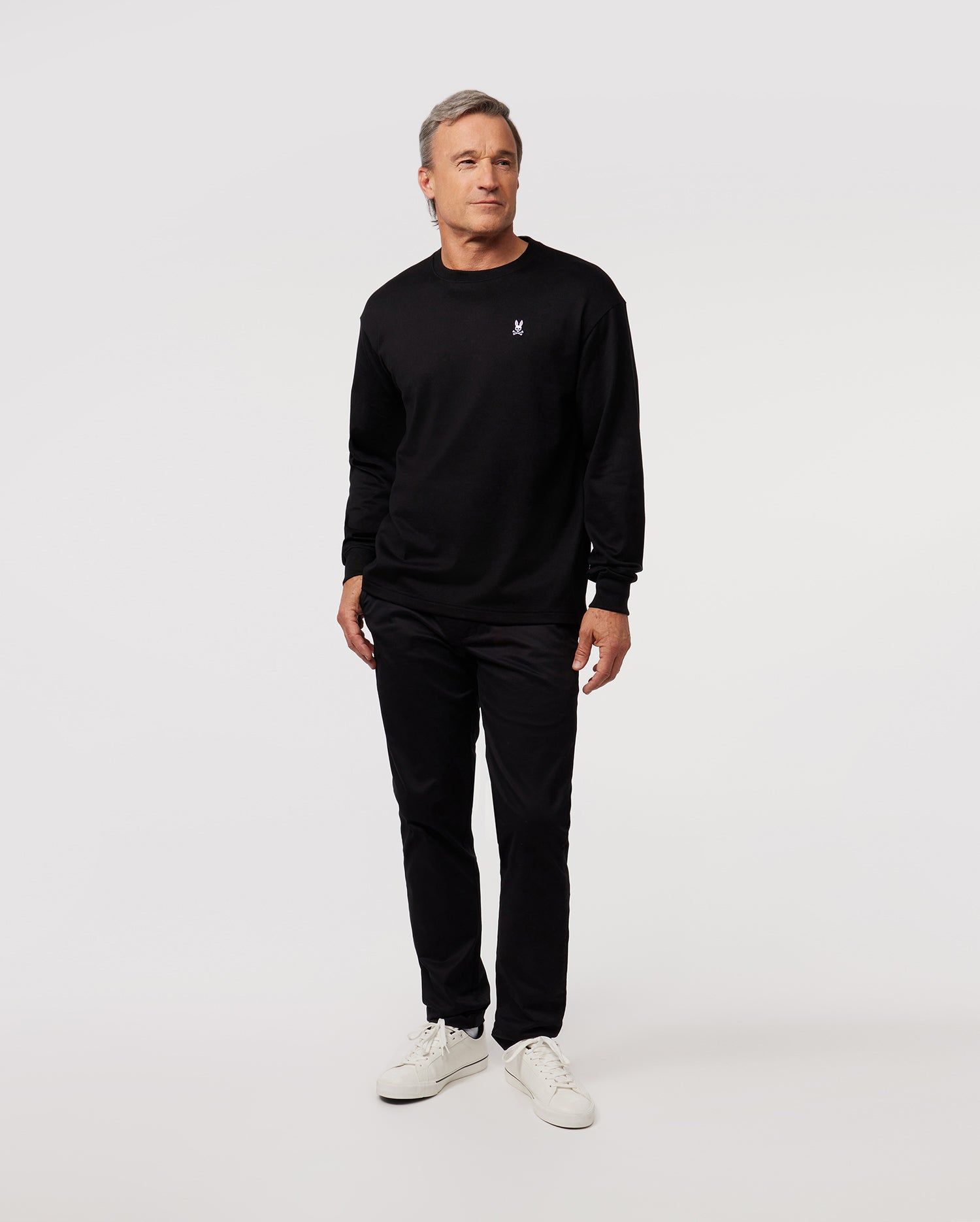 MENS CLASSIC RELAXED FIT LONG SLEEVE TEE - B6T488Z1PC sold by Psycho Bunny product image thumbnail 6