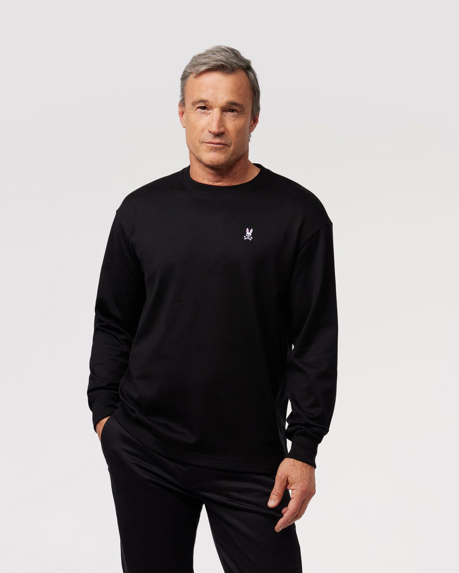 MENS CLASSIC RELAXED FIT LONG SLEEVE TEE - B6T488Z1PC sold by Psycho Bunny product image thumbnail 2