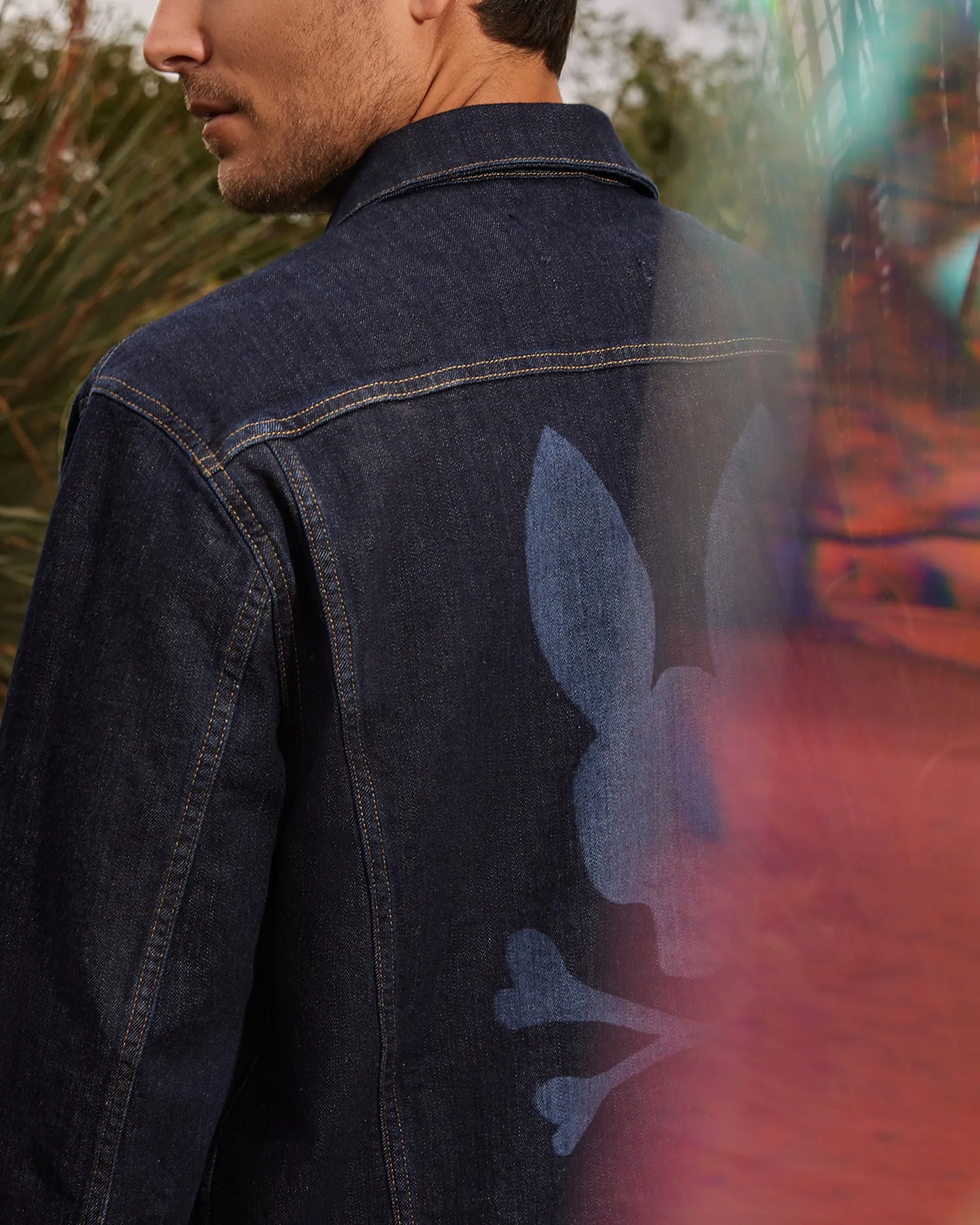 MENS PATHE DENIM JACKET - B6J741X1CO sold by Psycho Bunny product image thumbnail 2