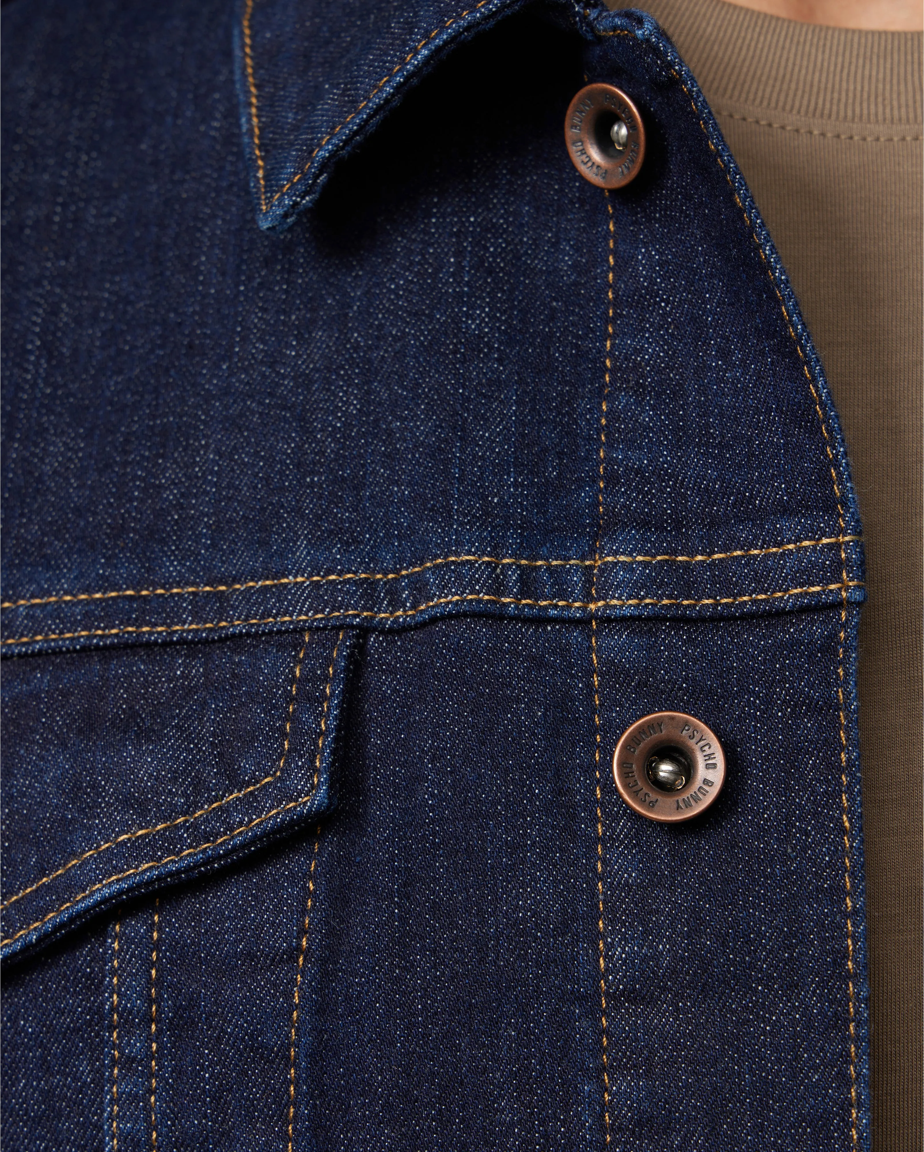 MENS PATHE DENIM JACKET - B6J741X1CO sold by Psycho Bunny product image thumbnail 5