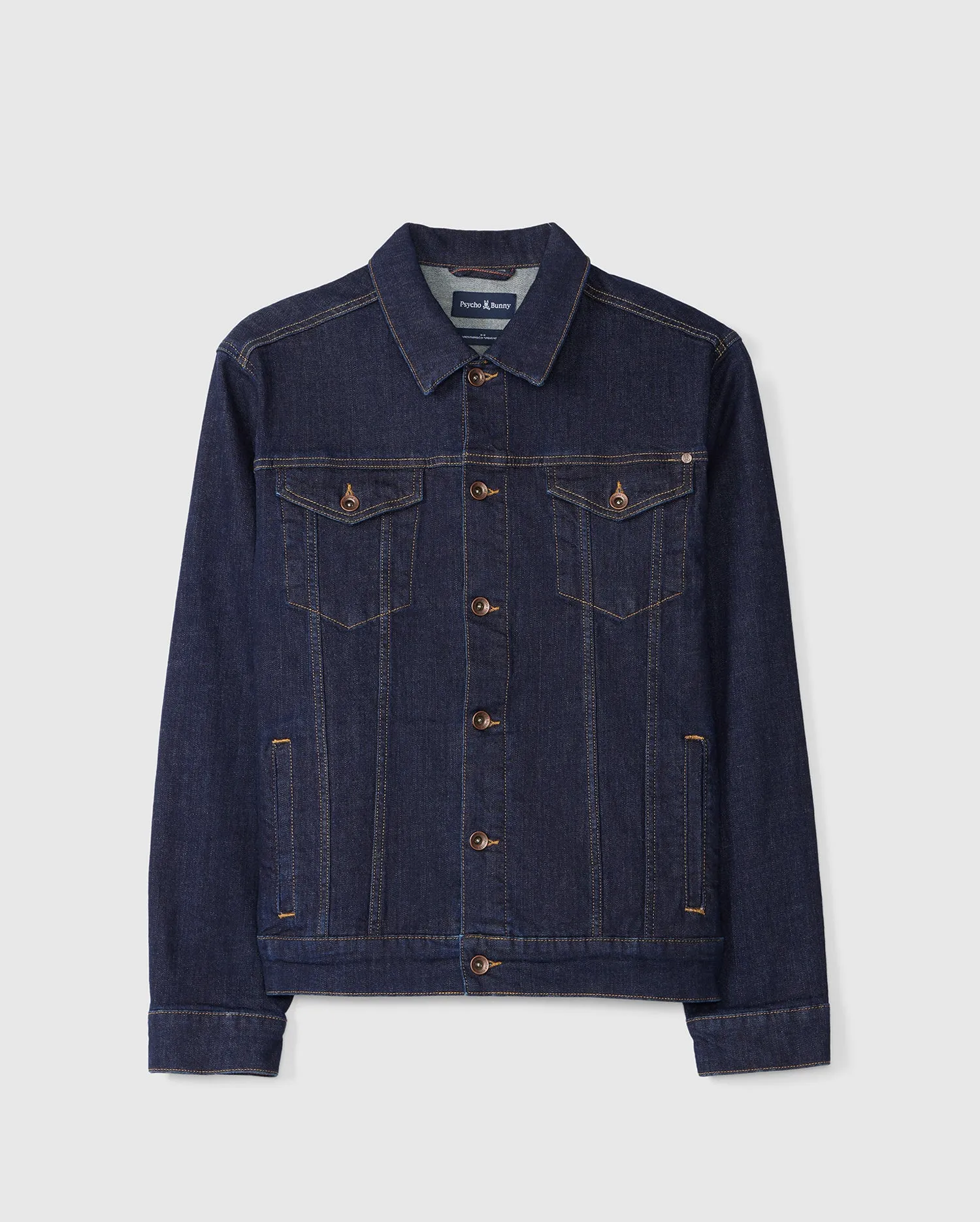 MENS PATHE DENIM JACKET - B6J741X1CO sold by Psycho Bunny