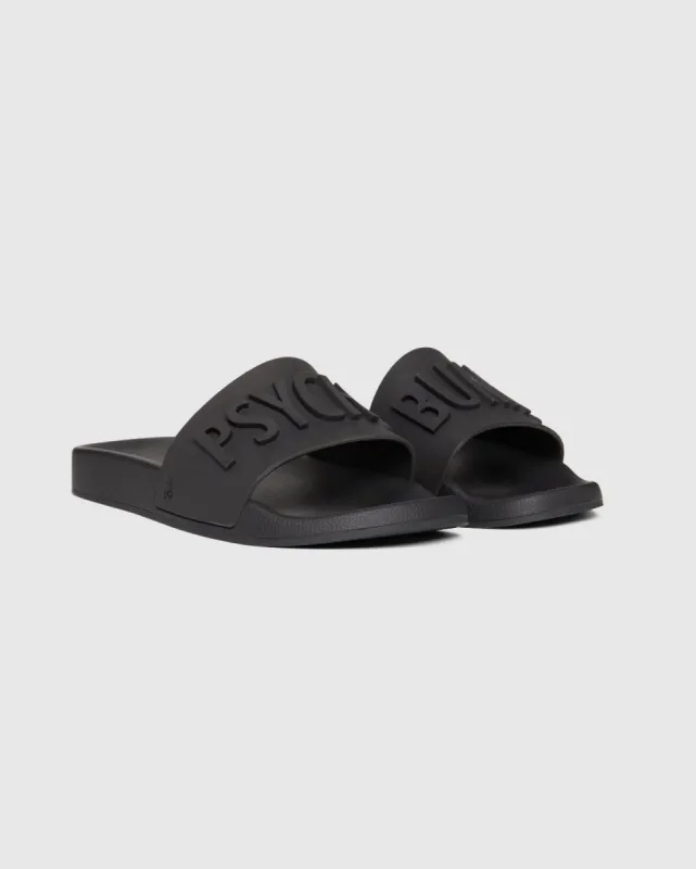 MENS PSYCHO BUNNY LOGO SLIDES - B6A911U1FT sold by Psycho Bunny