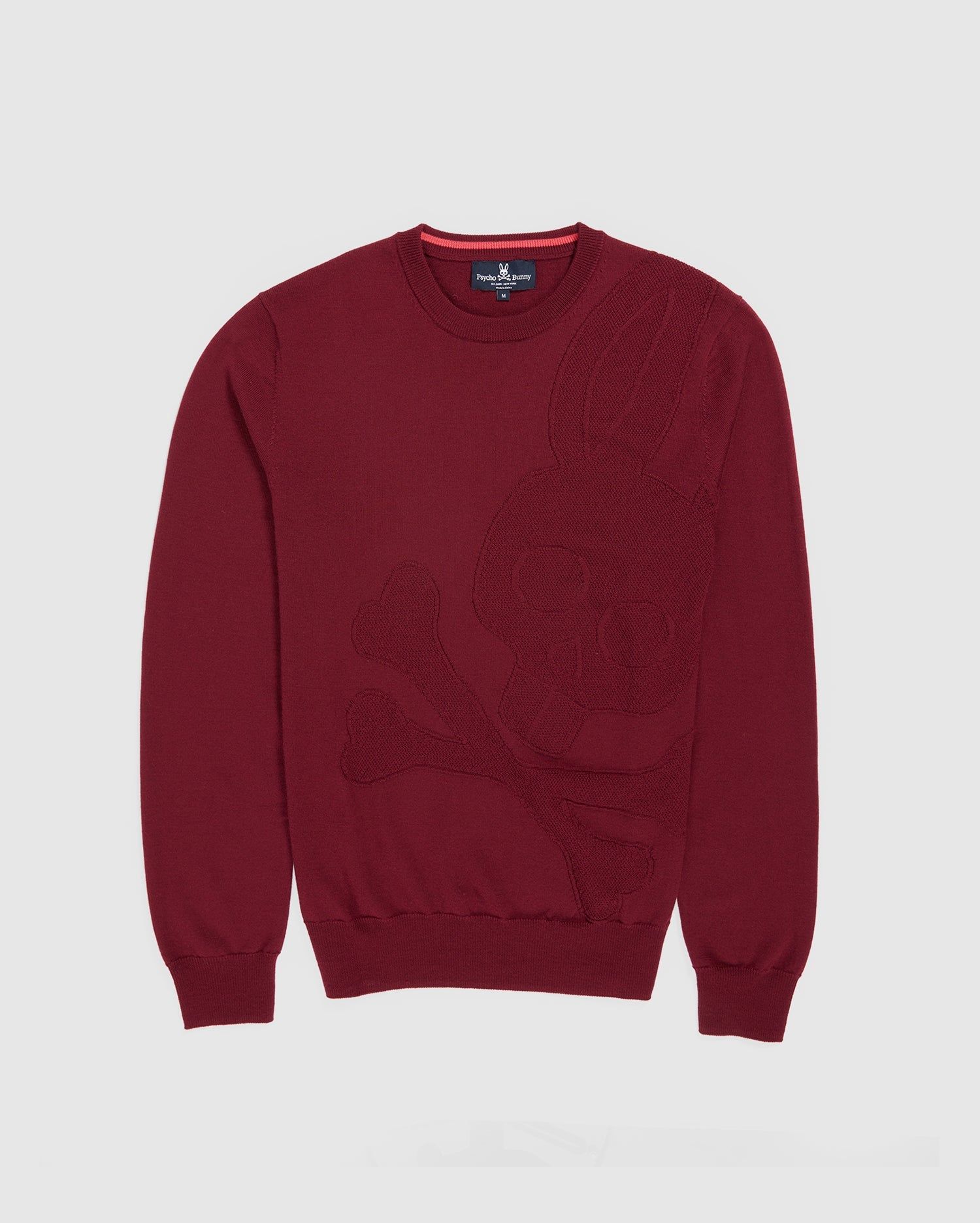 MENS MOORE INTARSIA MERINO WOOL SWEATER - B6E894U1CO sold by Psycho Bunny product image thumbnail 5